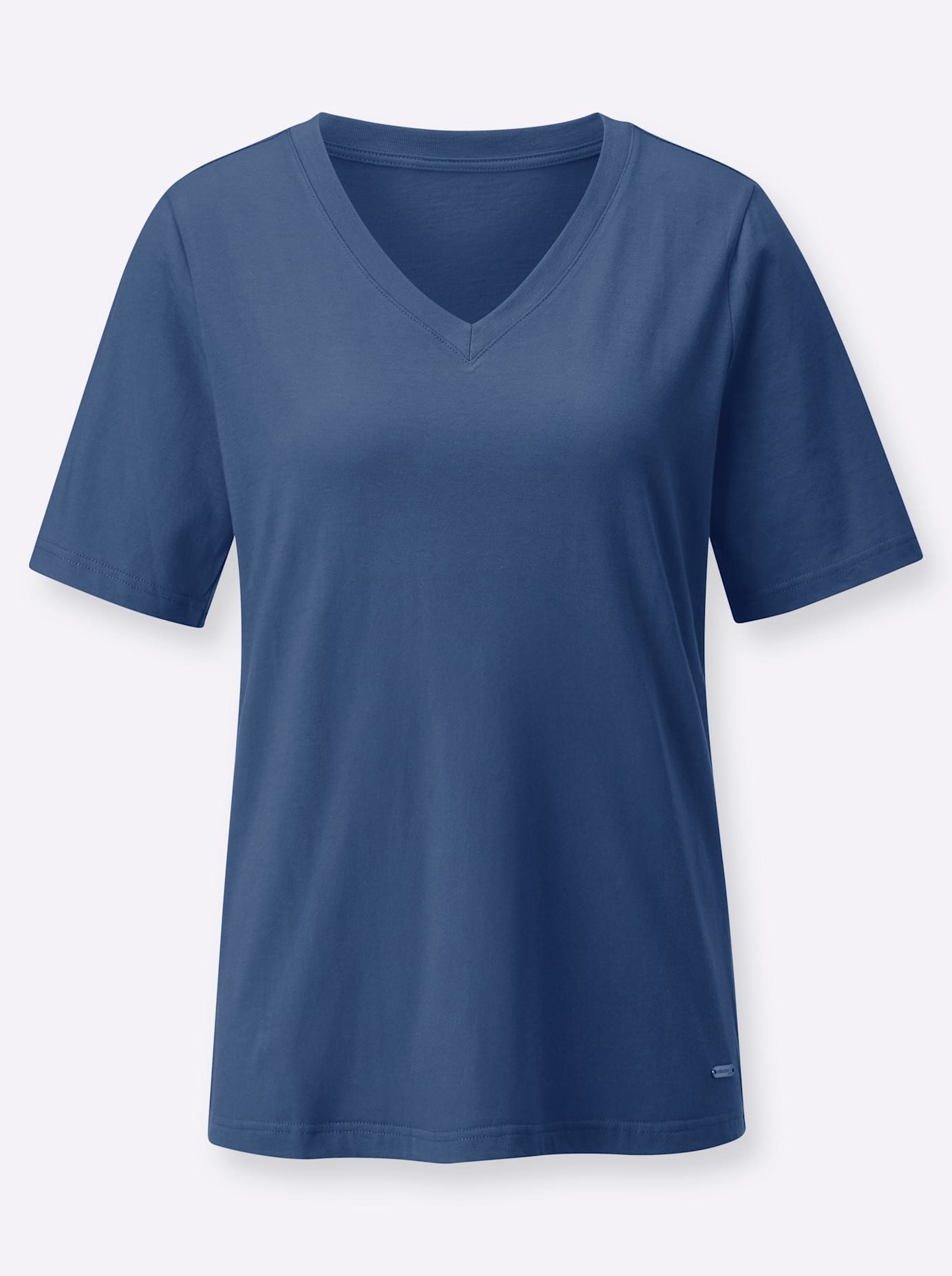 Casual Looks Shirt met V-hals Shirt met korte mouwen (1-delig)