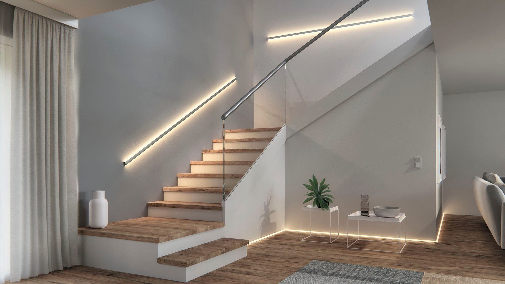 Paulmann Led-strepen Duo profiel set 100 cm incl. clips en diffuser (1 stuk)