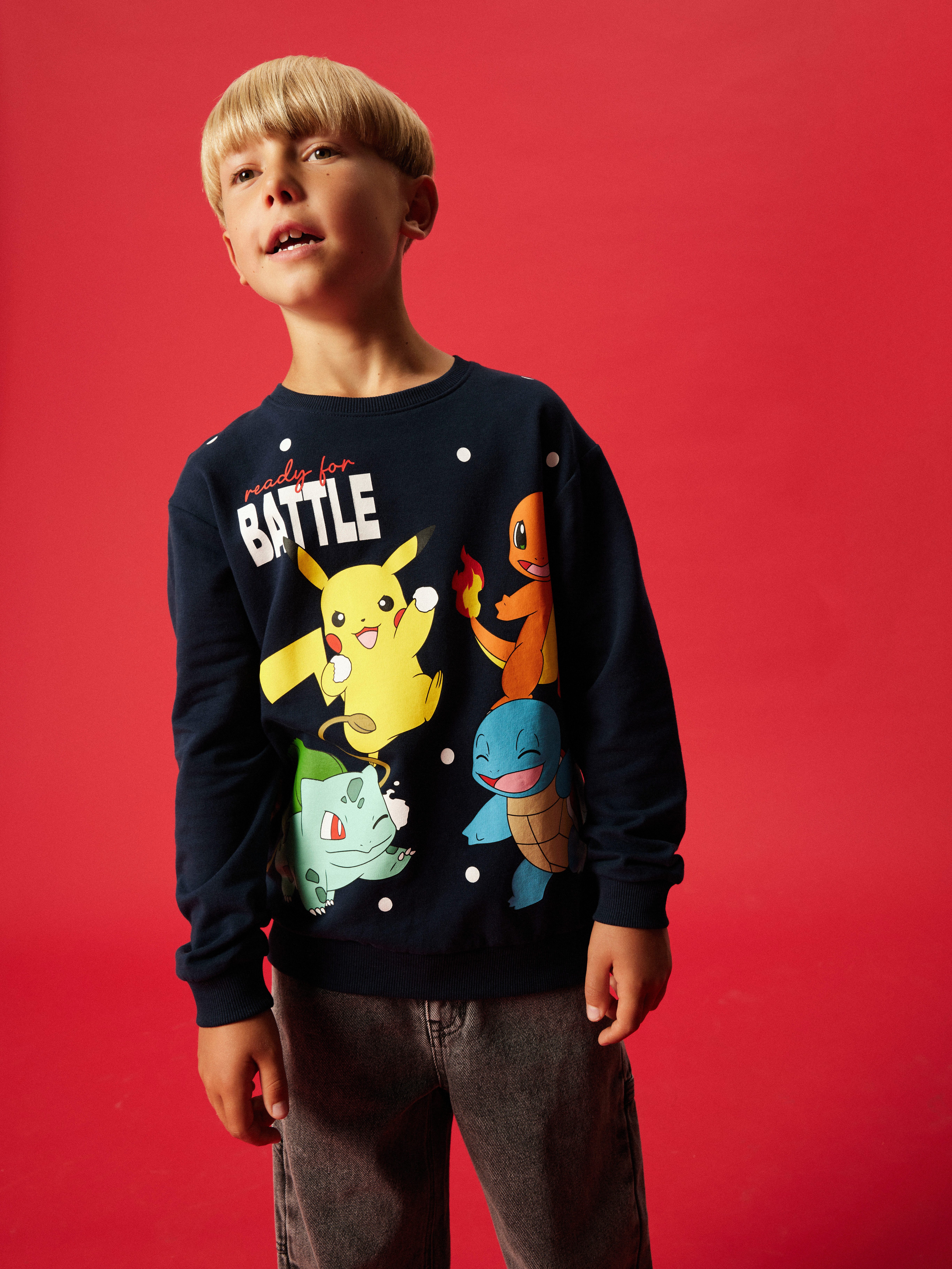 Name It Sweatshirt NKMSTAM POKEMON SWEAT BRU SKY