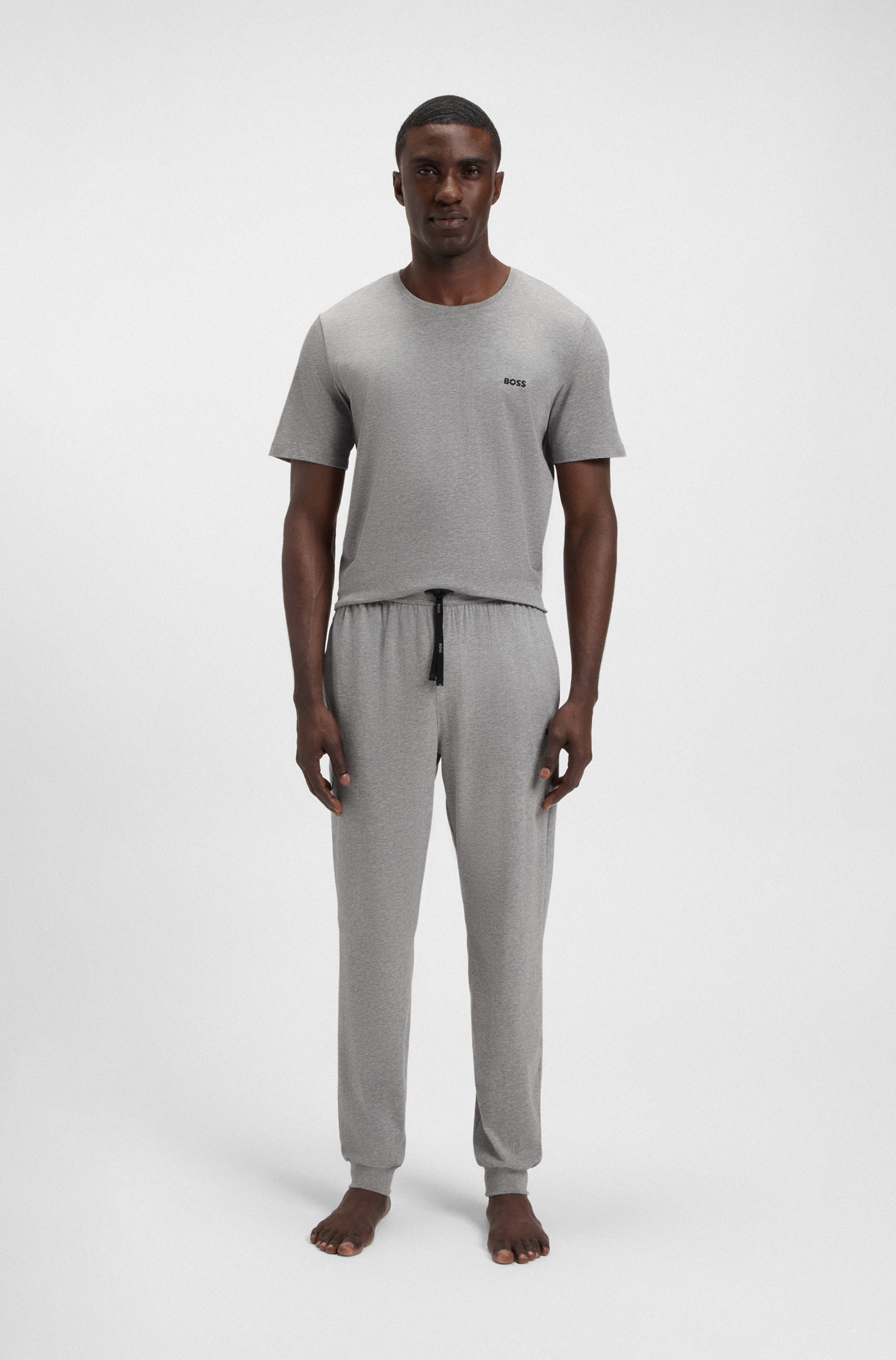 BOSS Sweatbroek Mix&Match Pants met boss print op de trekkoord
