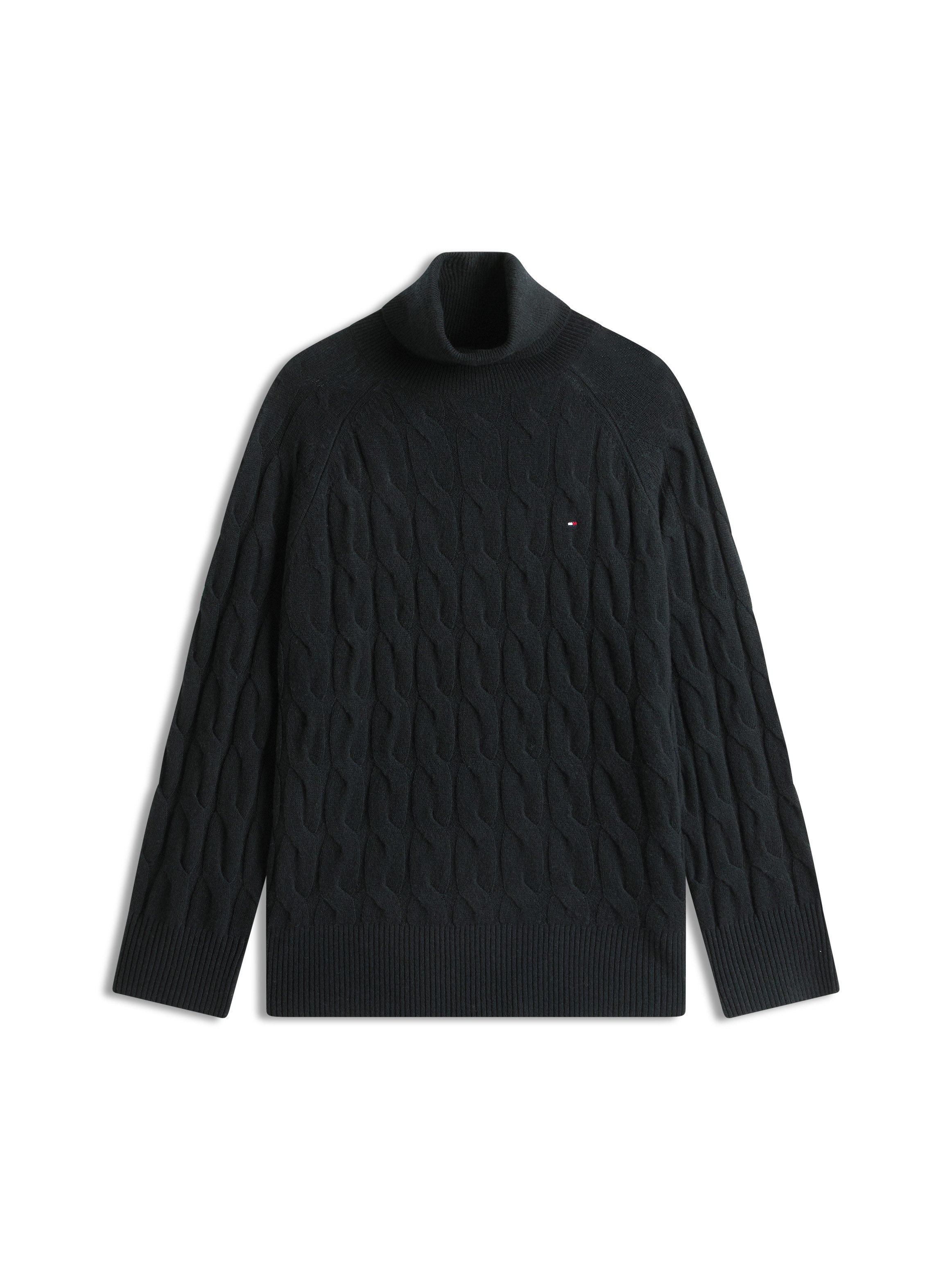 Tommy Hilfiger Curve Coltrui CRV SOFT WOOL CABLE ROLL-NK SWT