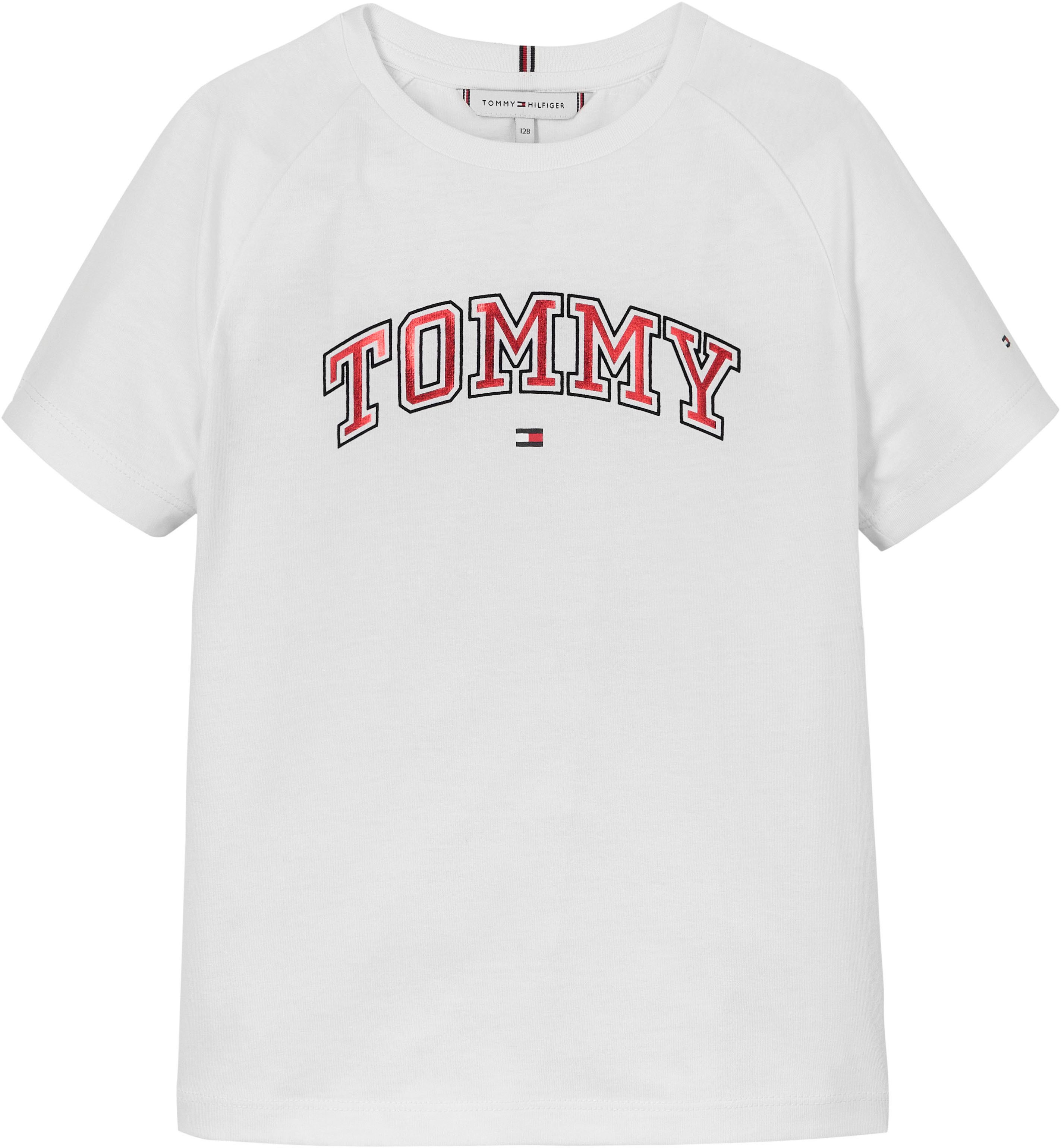 Tommy Hilfiger Shirt met korte mouwen VARSIY FOIL REG TEE SS Kinderen tot 16 jaar met logo-opdruk