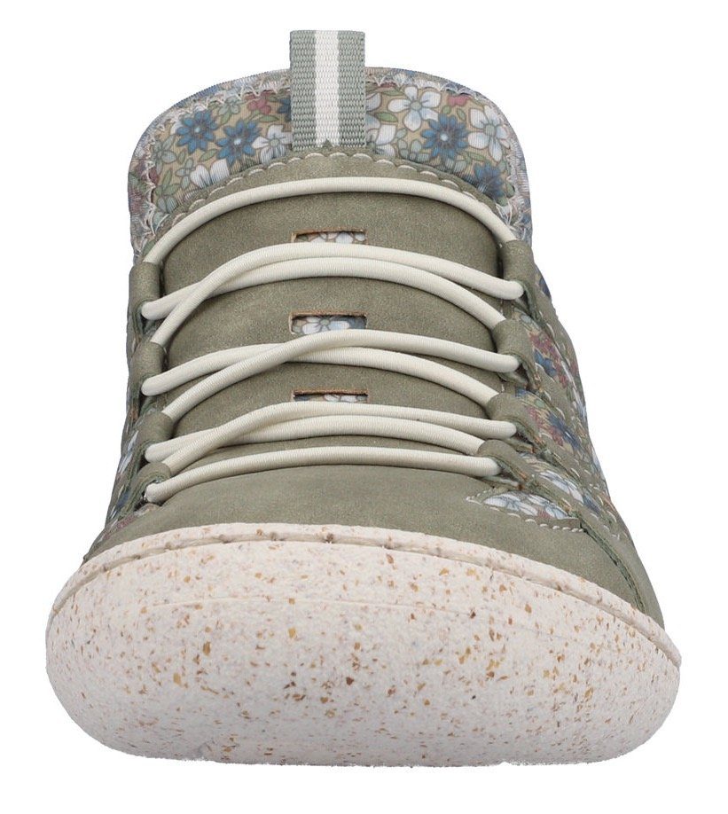Rieker Slip-on sneakers Slipper, instapschoen, vrijetijdsschoen met bloemenprint
