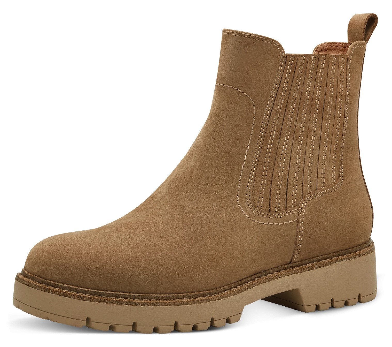 Tamaris Chelsea-boots hakken, enkellaars, zakelijke schoen met touch it-uitrusting