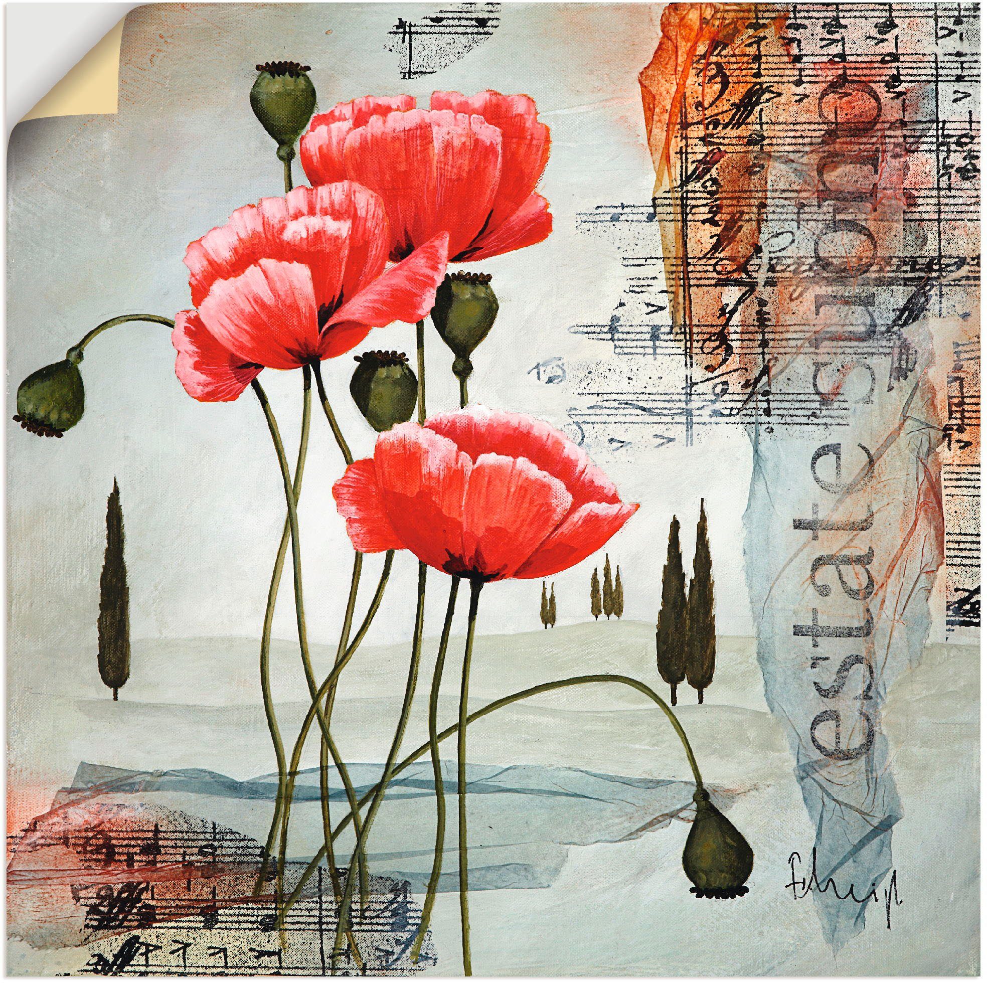 Artland artprint Klatschmohn