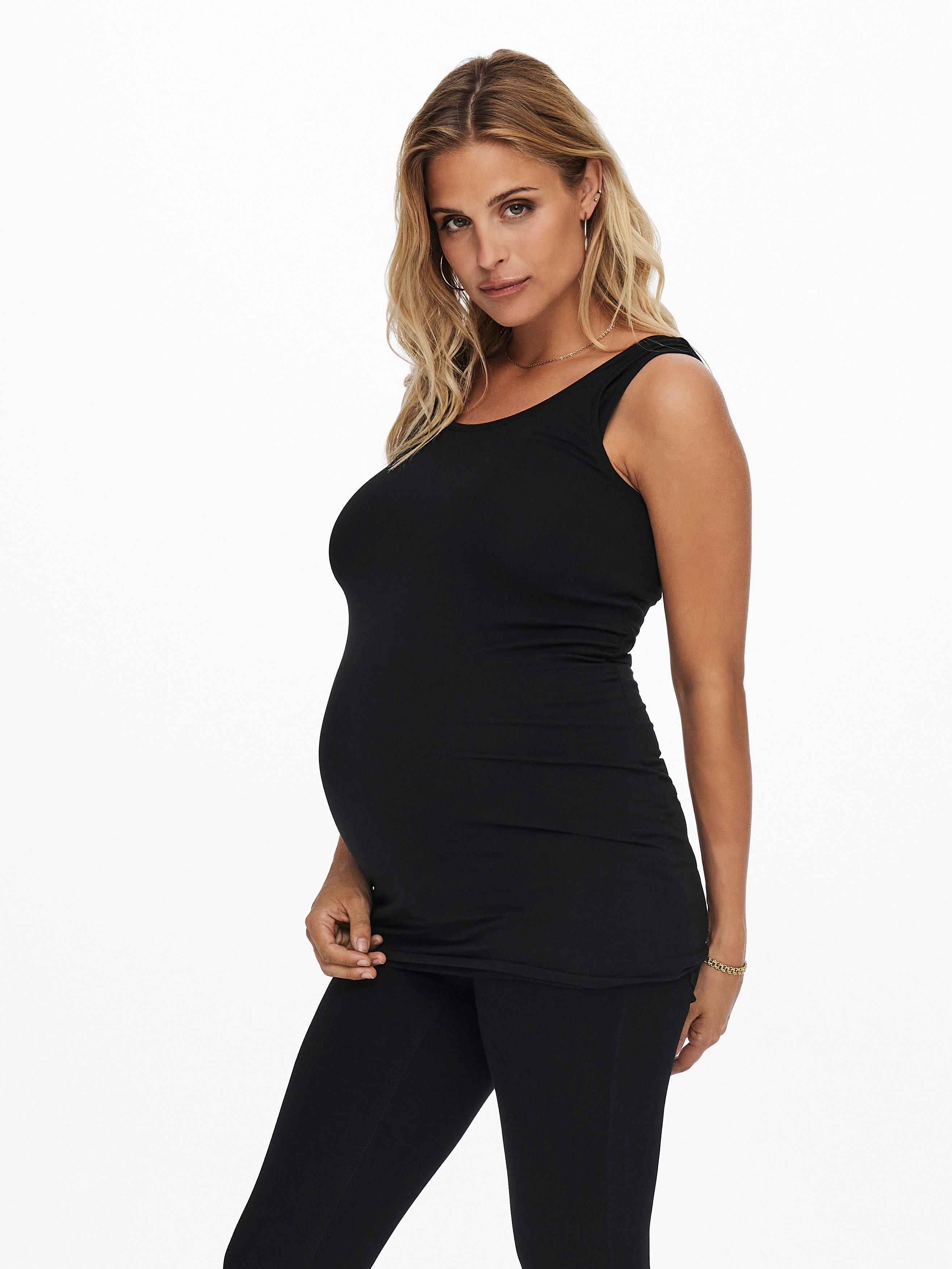 ONLY MATERNITY Zwangerschapstop OLMLOVELY LONG TOP TT 2PCK JRS NOOS (set, 2-delig)
