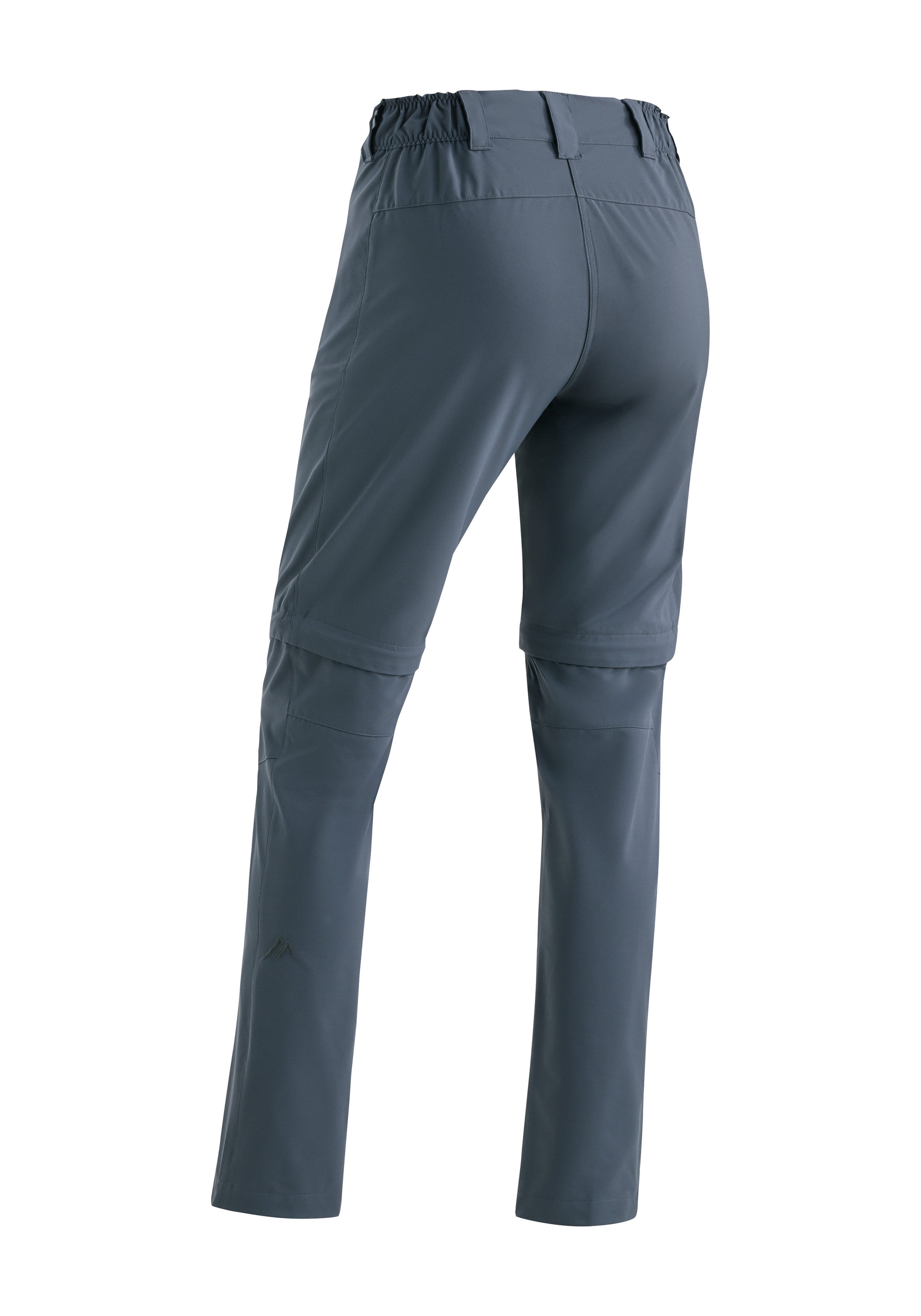 Maier Sports Outdoorbroek Nata Zip Loop Dames wandelbroek, zip-off functionele broek, 3 zakken, regular fit