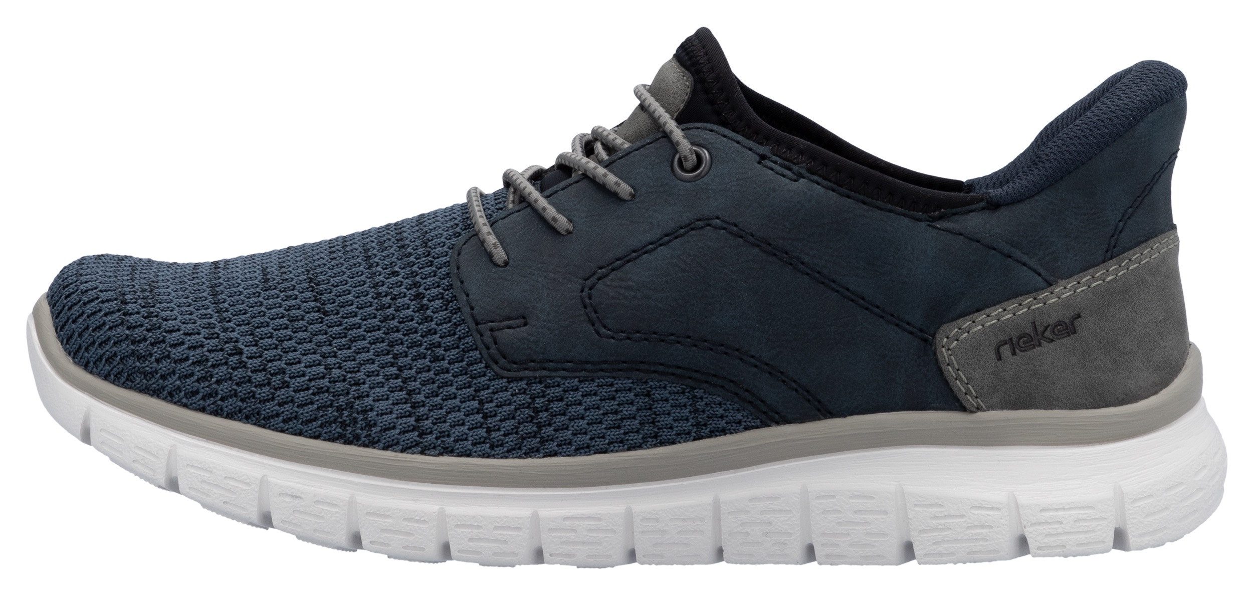 Rieker Slip-on sneakers , vrijetijdsschoen, lage schoen, instapschoen, gewatteerde hielafsluiting