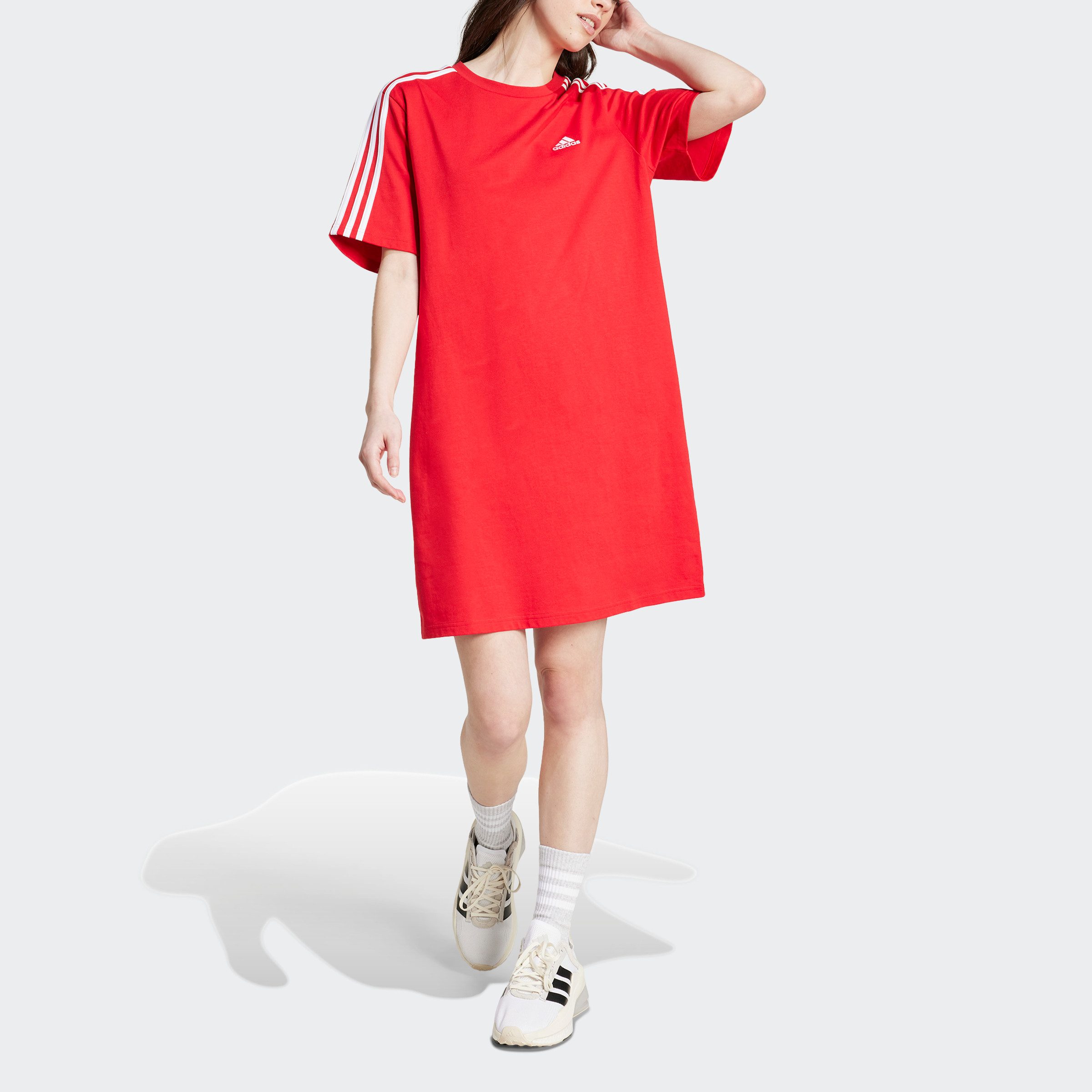 adidas Sportswear Shirtjurk W 3S BF T DR (1-delig)