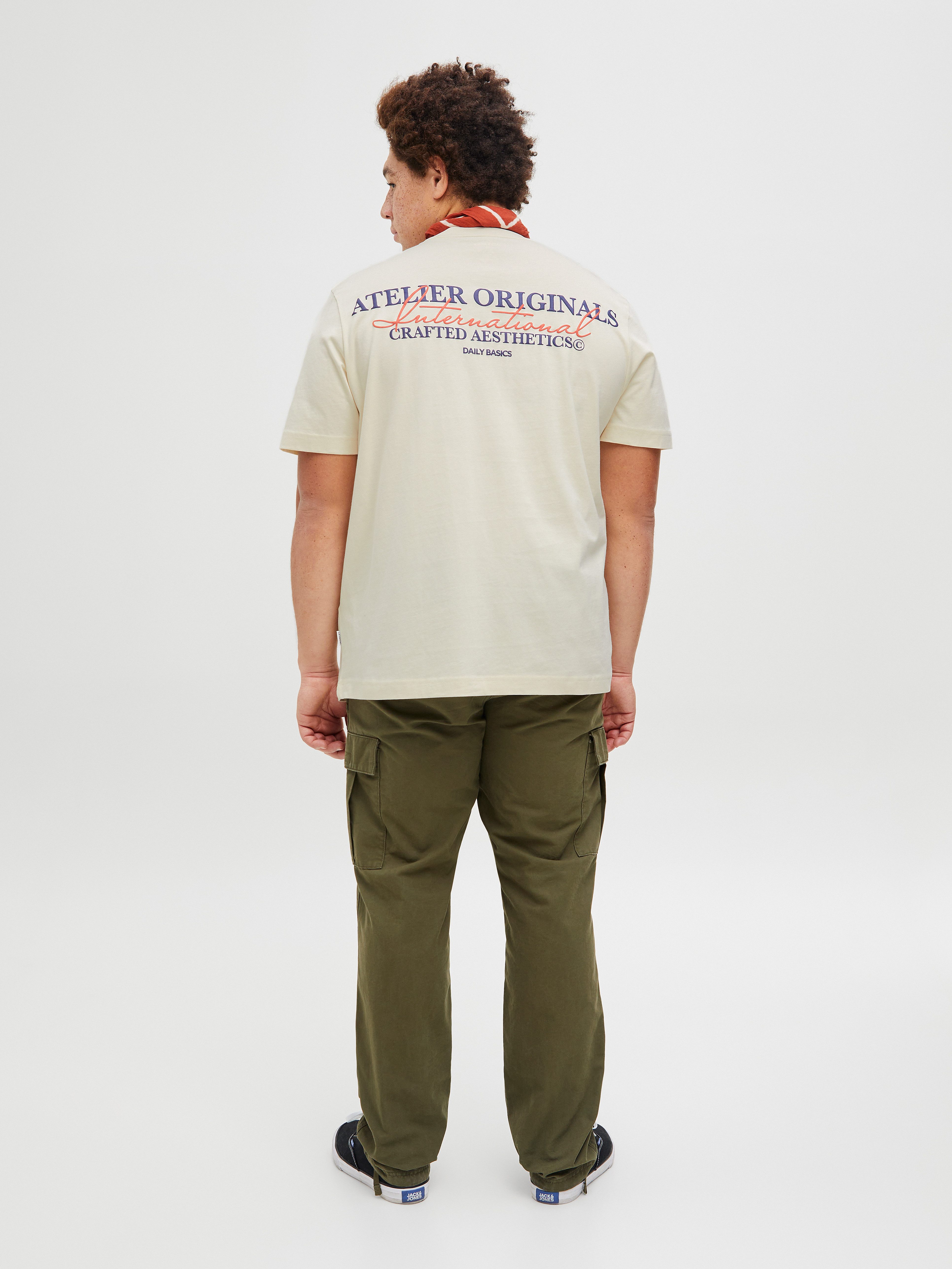 Jack & Jones PlusSize Shirt met korte mouwen JORISLINGTON TYPE TEE SS CREW NECK PLS