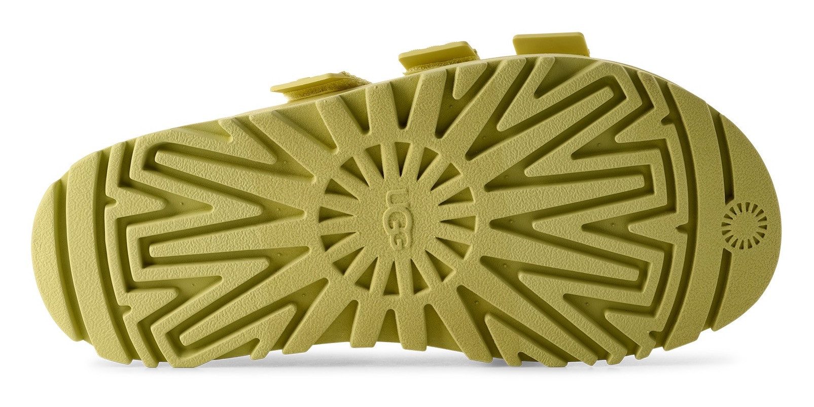 UGG Slippers GOLDENGLOW SLIDE , plateauschoen, sandaal, flats met voetbed