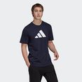 adidas performance t-shirt future icons logo blauw