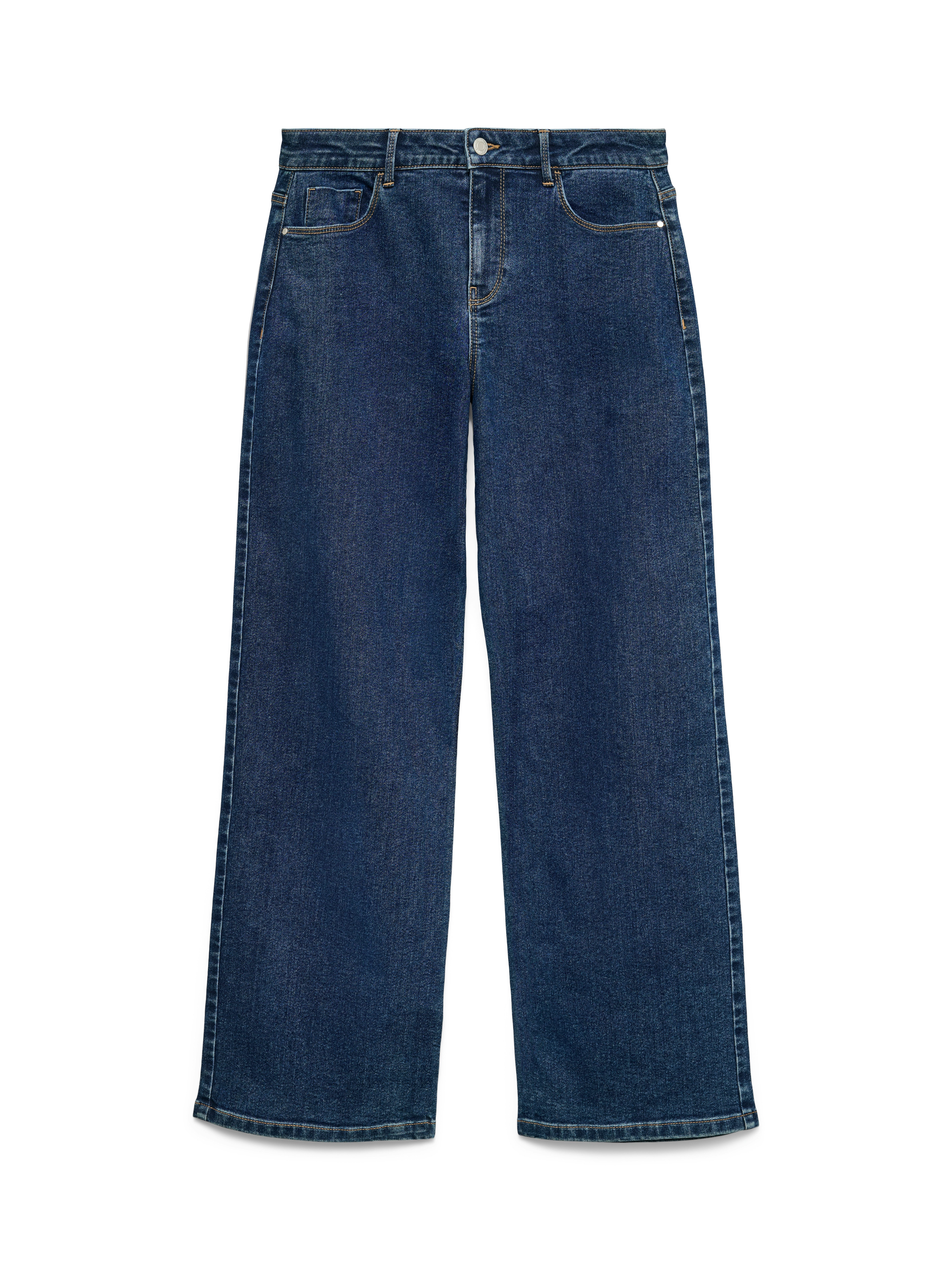 Vero Moda Wijde jeans VMELLY MR WIDE JEANS BLUE NOOS