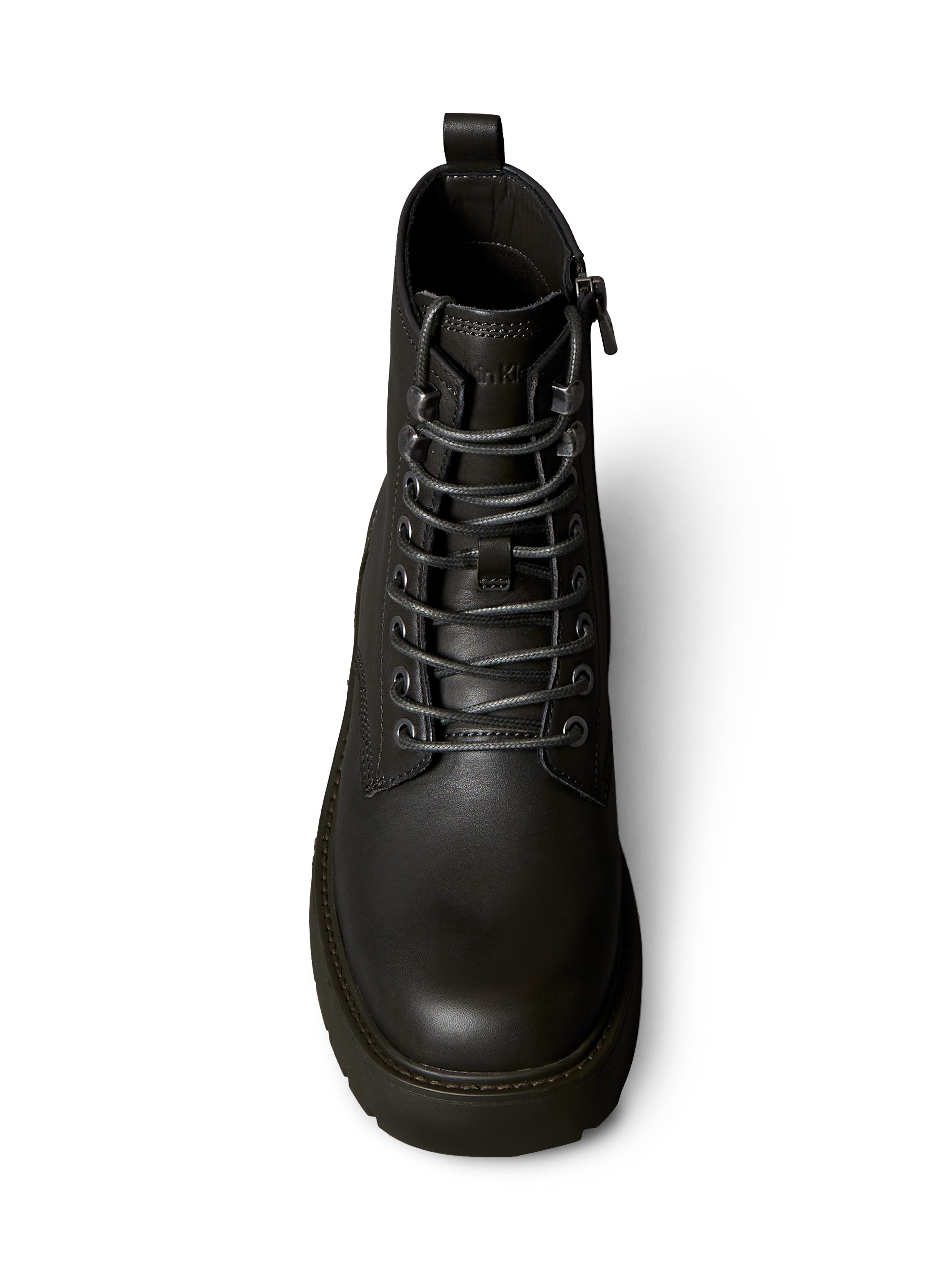 Calvin Klein Veterschoenen CHUNKY LACE UP ZIP BOOT Veterenkellaars, plateaubots, Festival, met aantreklus