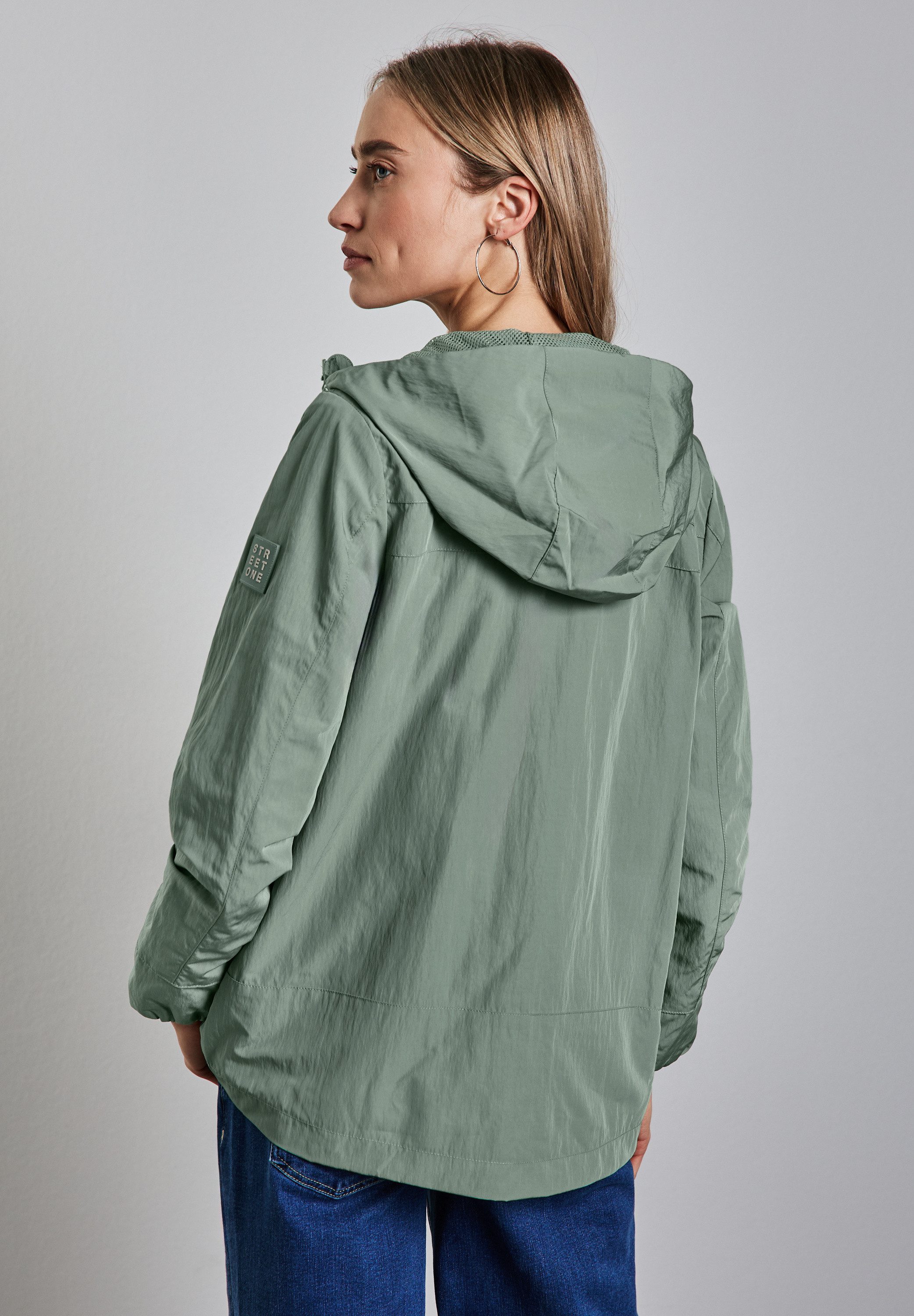 STREET ONE Windbreaker met geborduurd logo