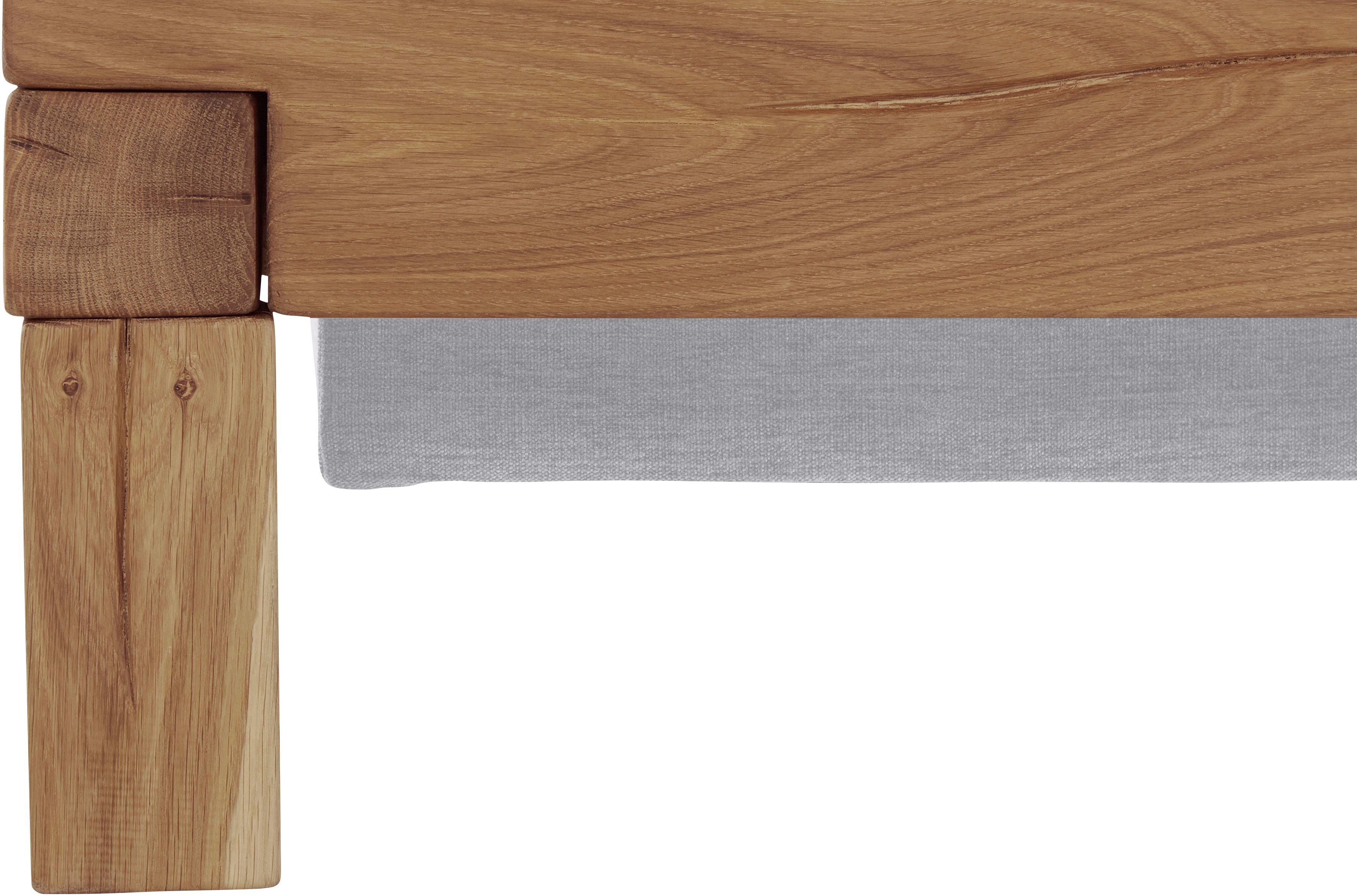 Home affaire Boxspring Villads Ligoppervlak: 160x200 cm van balkeiken, inside-boxspringonderbouw
