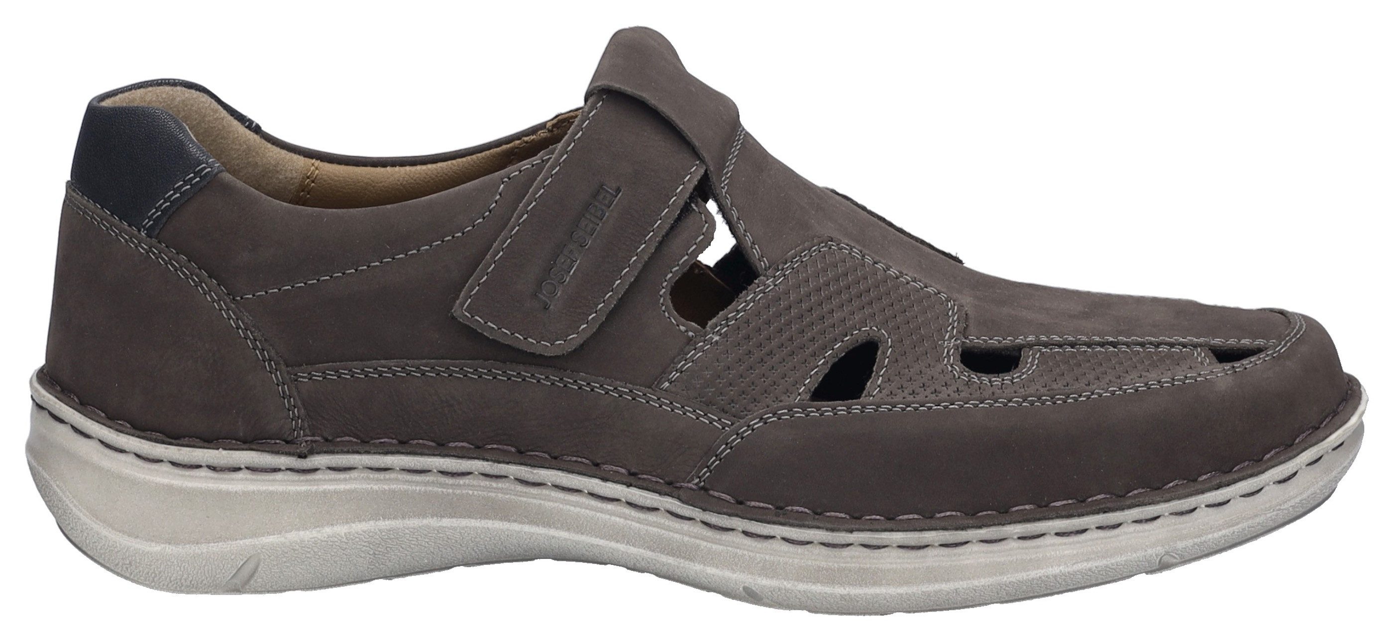 Josef Seibel Klittenbandschoenen New Anvers 81 , bakkersandaal, comfortabele schoen, lage schoen in breedte k (zeer breed)