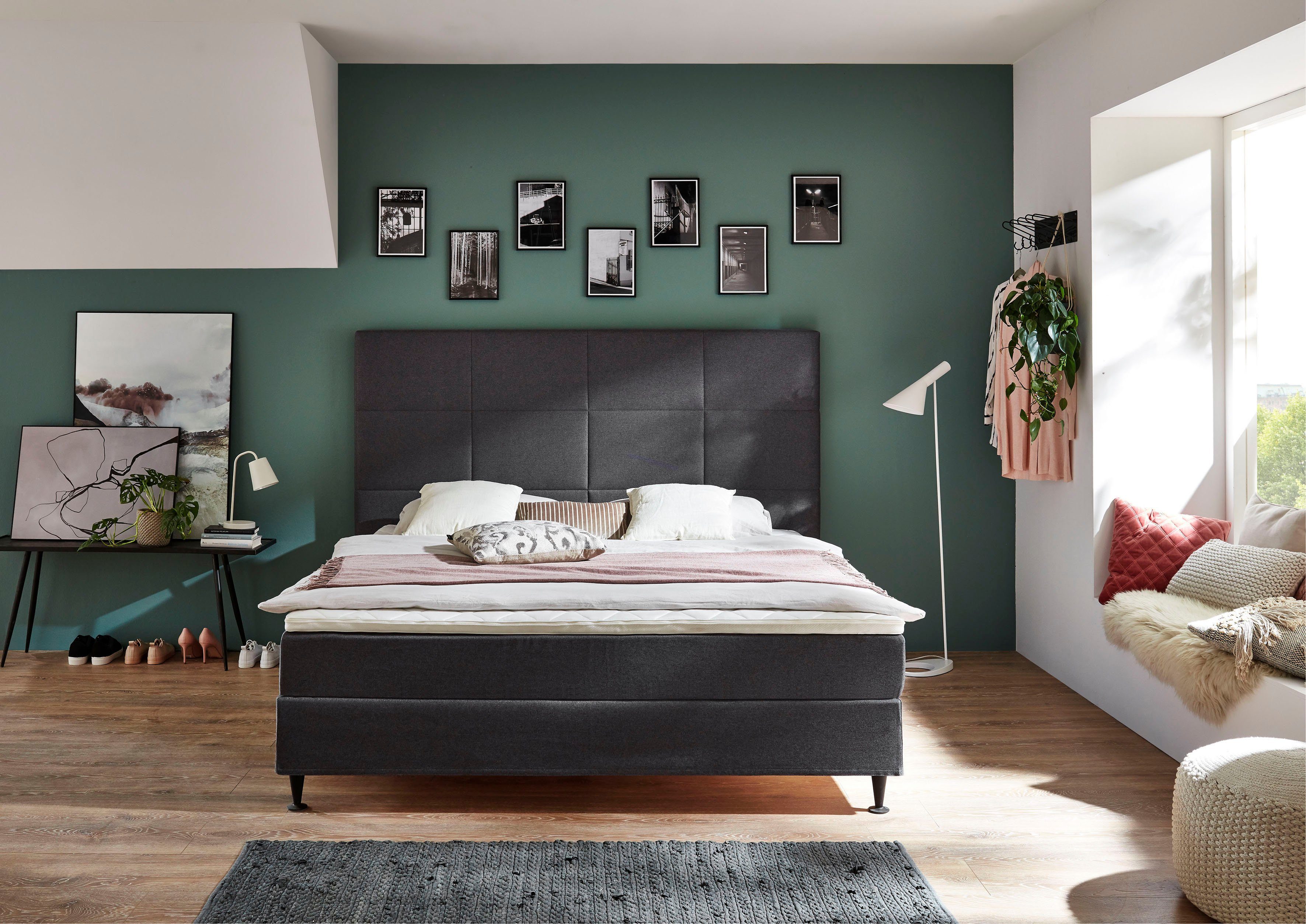 andas Boxspring Linja met hotelbed-karakter, comfort-lighoogte en topmatras inclusief
