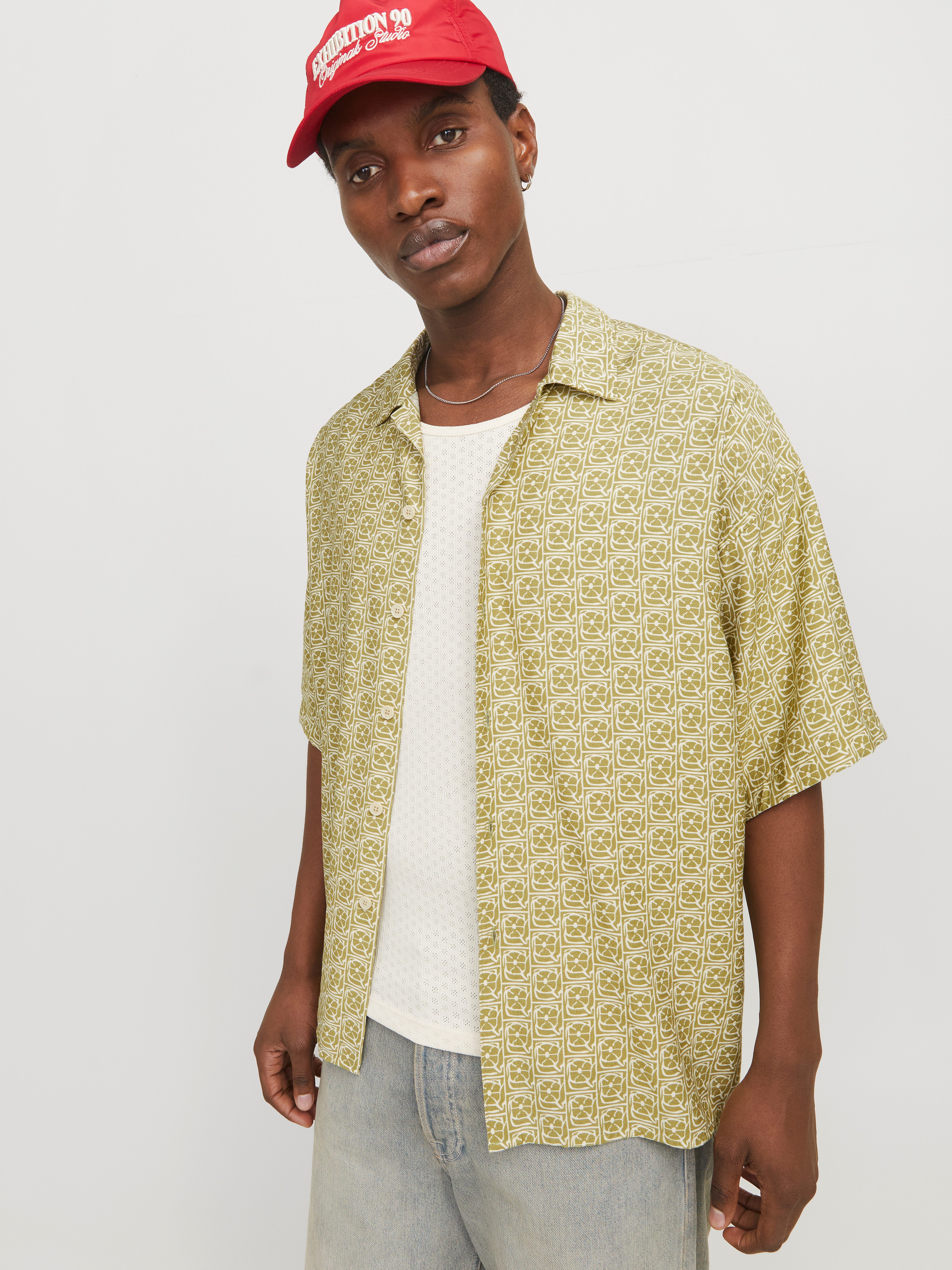 Jack & Jones Overhemd met korte mouwen JORMARSHALL ISLINGTON AOP SHIRT SS SN