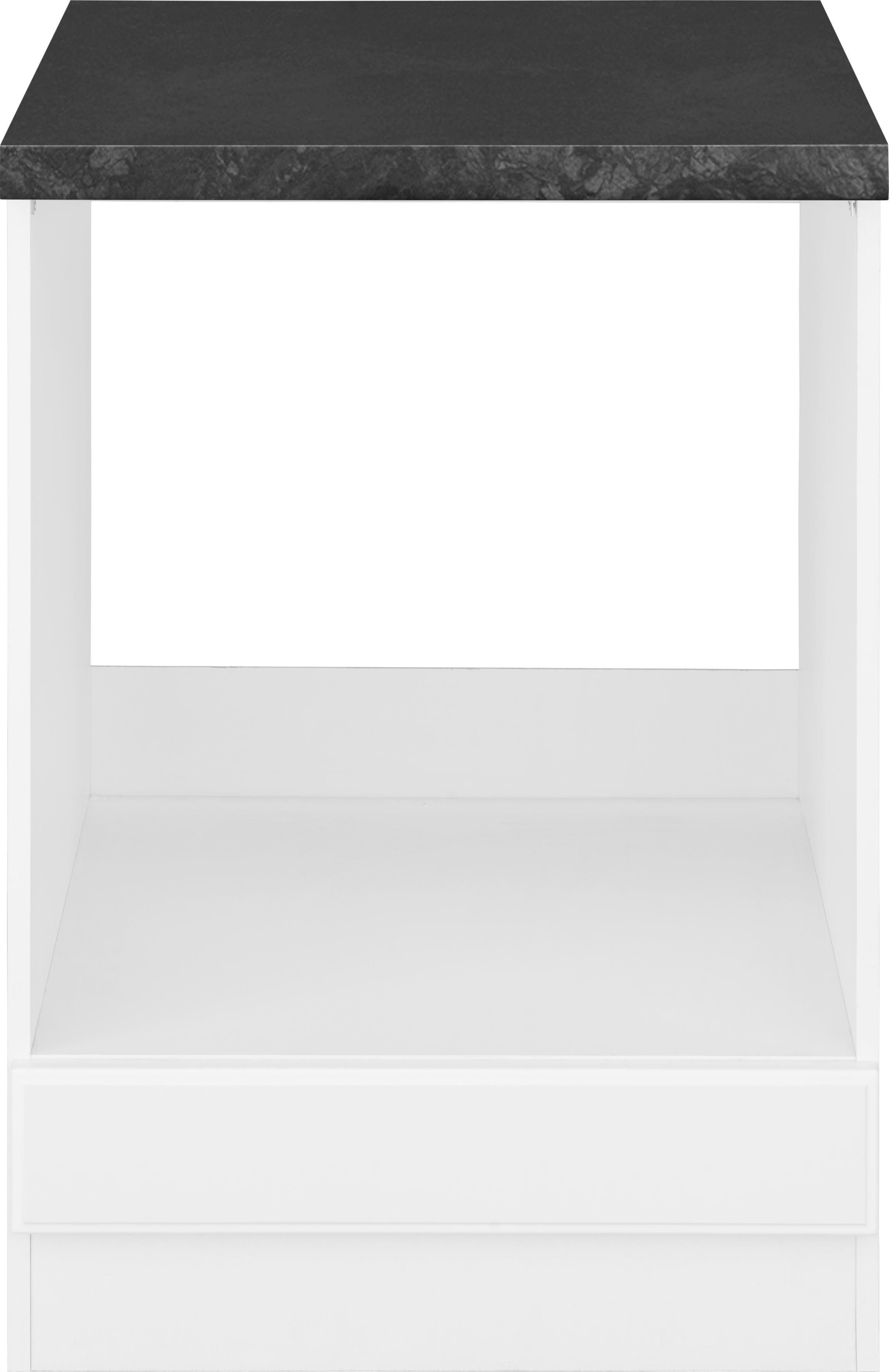 wiho Küchen Ombouwkast voor oven Erla 60 cm breed met vakkenfront