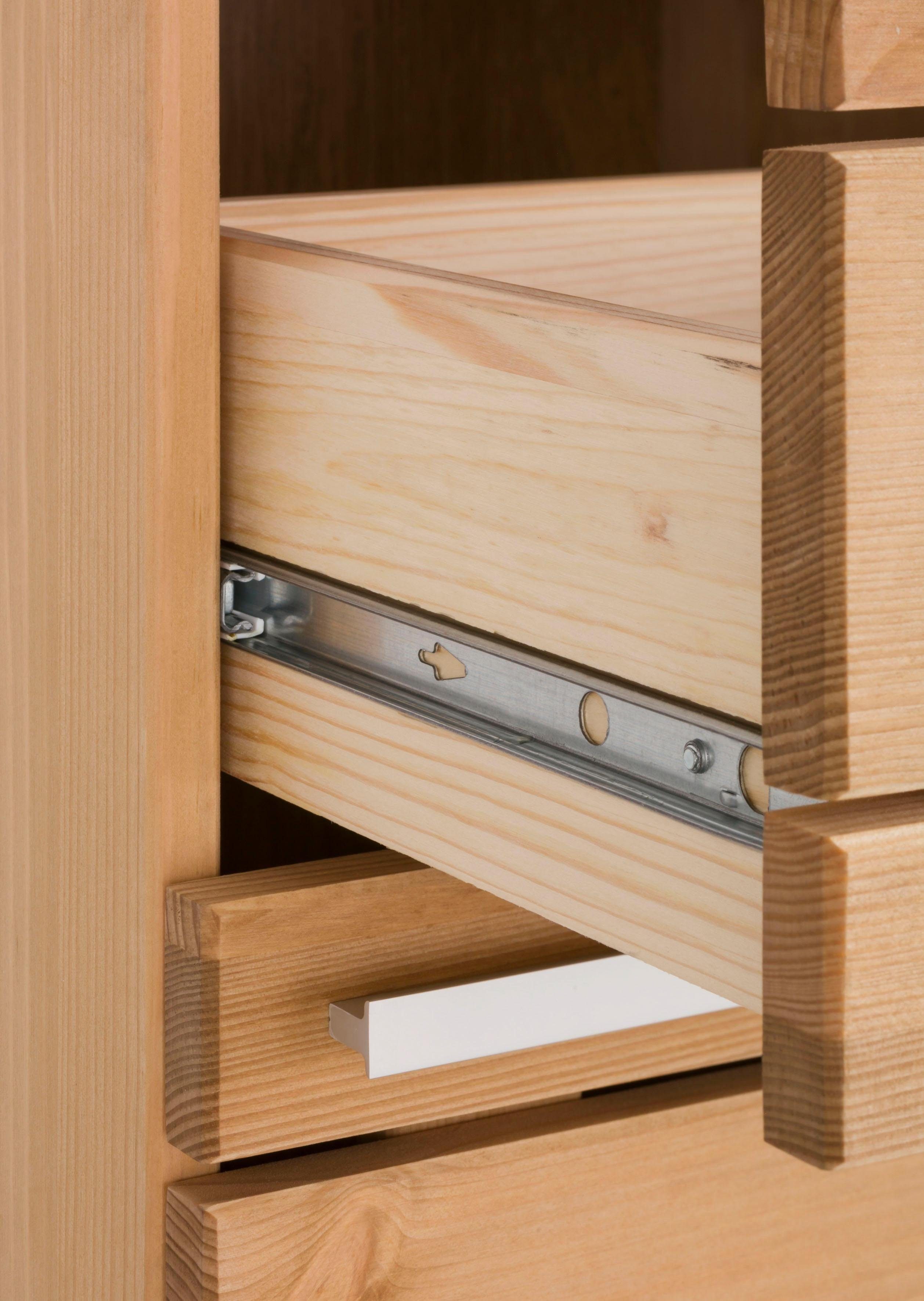 Home affaire Onderkast Josie Breedte 30,5 cm, van massief hout, verstelbare plank