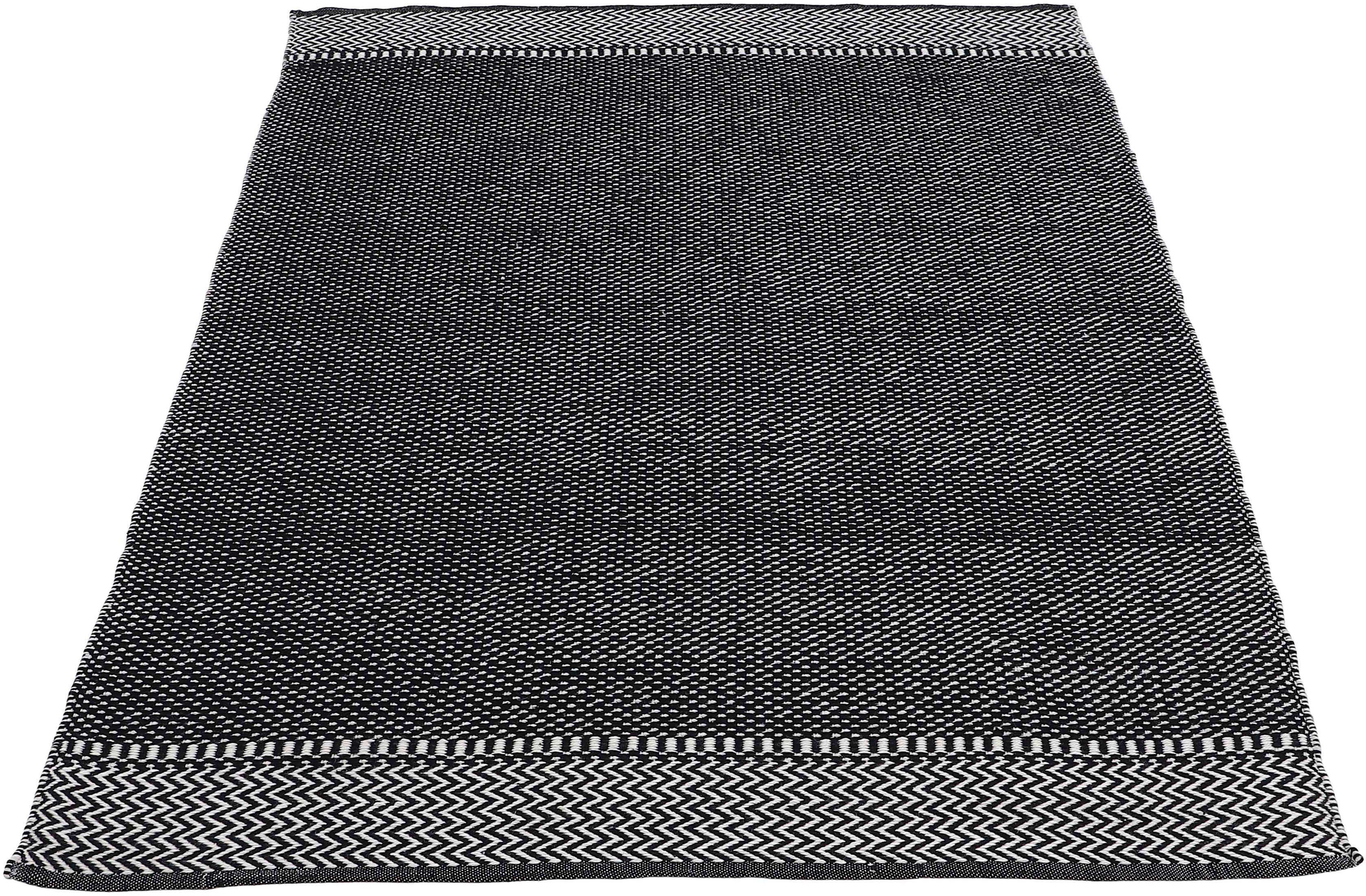 carpetfine Vloerkleed Frida 205 Omkeerbaar tapijt, 100% gerecycled materiaal (PET), vlakweefsel, sisal uitstraling