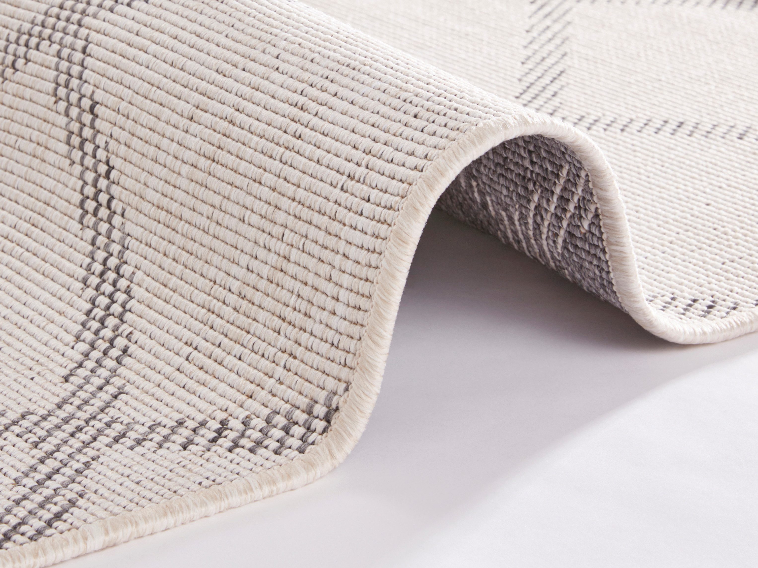 NORTHRUGS Vloerkleed Corsica tweezijdig te gebruiken kleed Binnen- en buitengebruik, weerbestendig, balkon, loper, woonkamer, waterbestendig