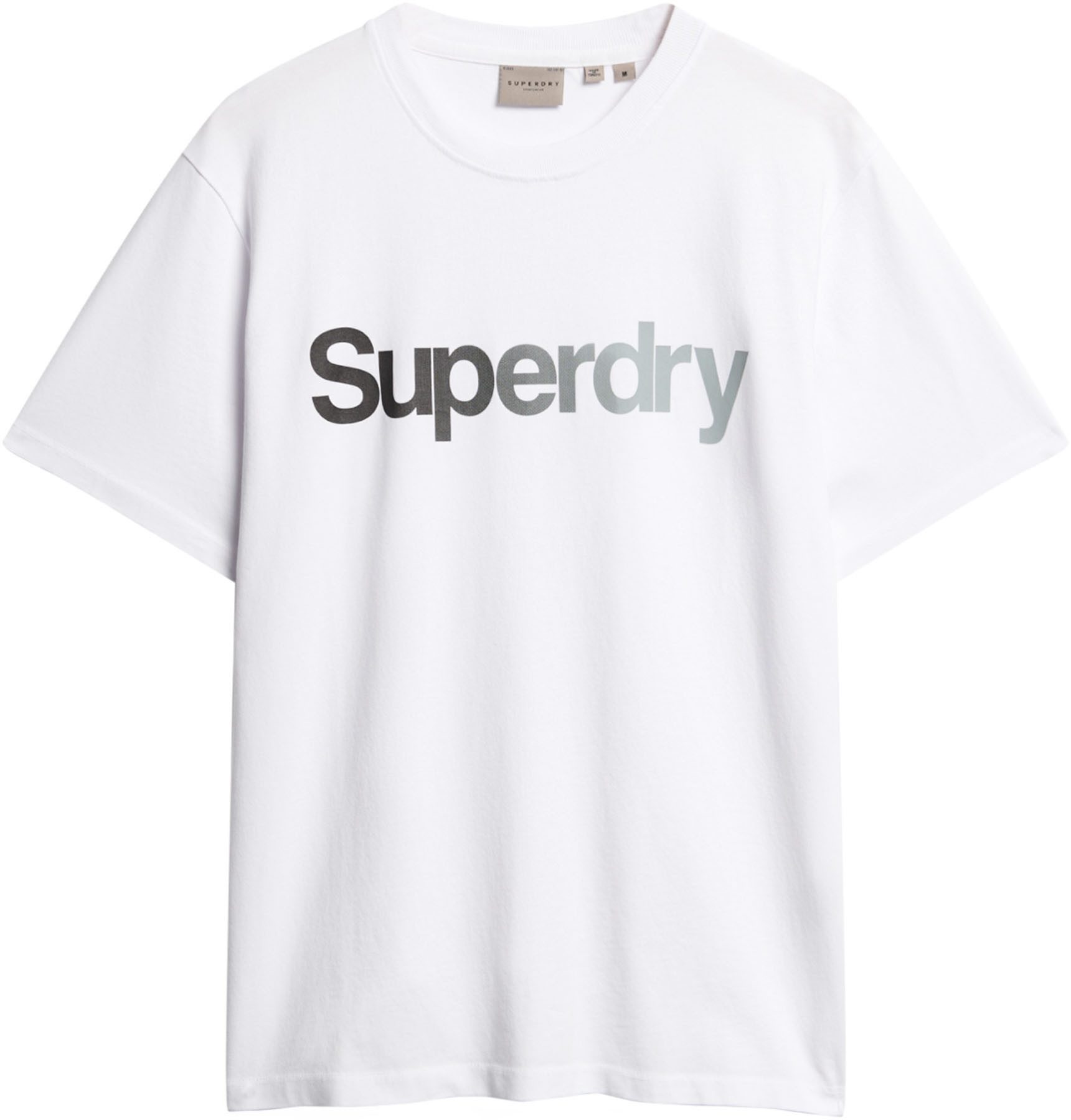 Superdry Shirt met ronde hals CORE LOGO FADE LOOSE TEE