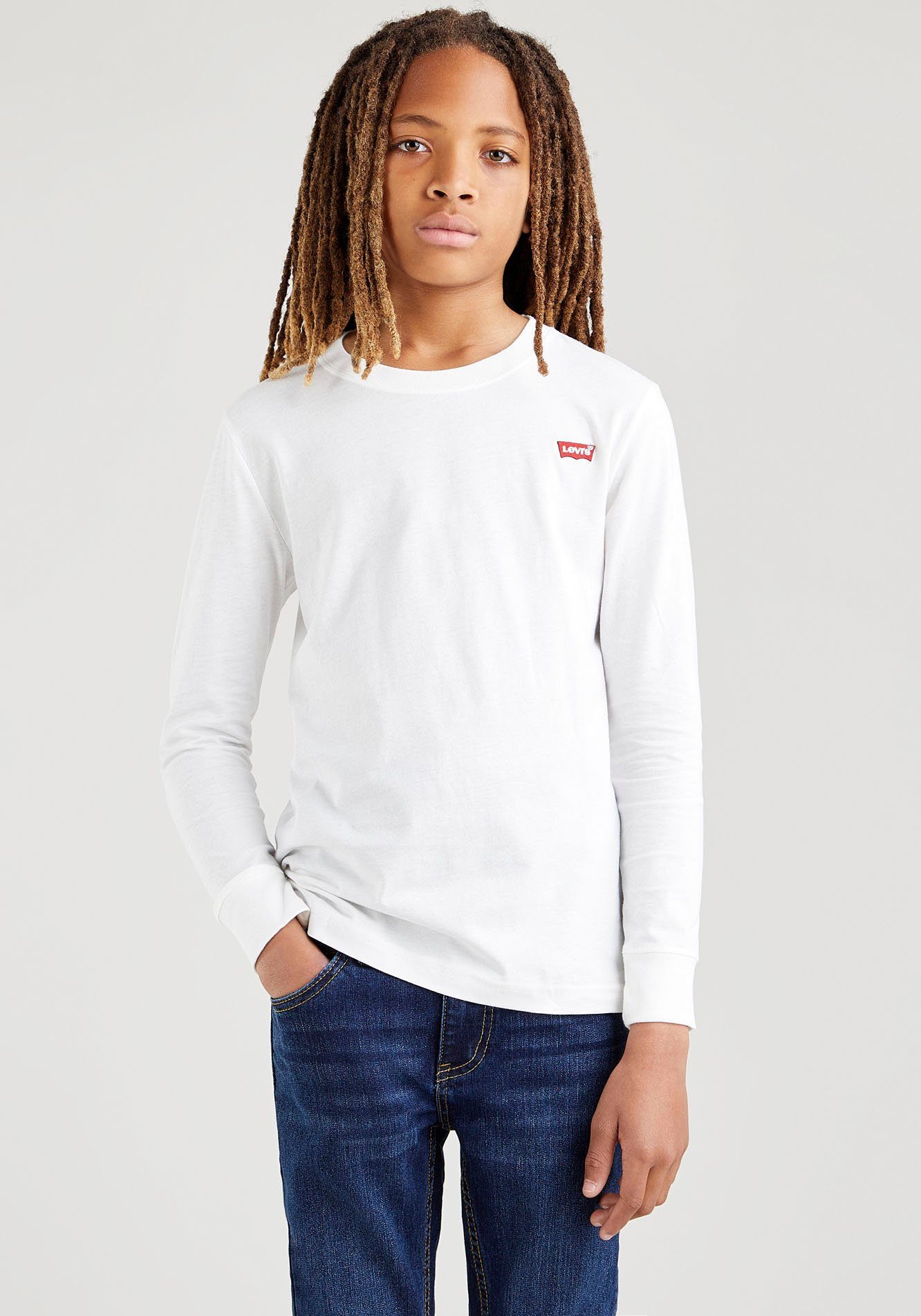 Levi's Kidswear Shirt met lange mouwen LVB LS GRAPHIC TEE SHIRT
