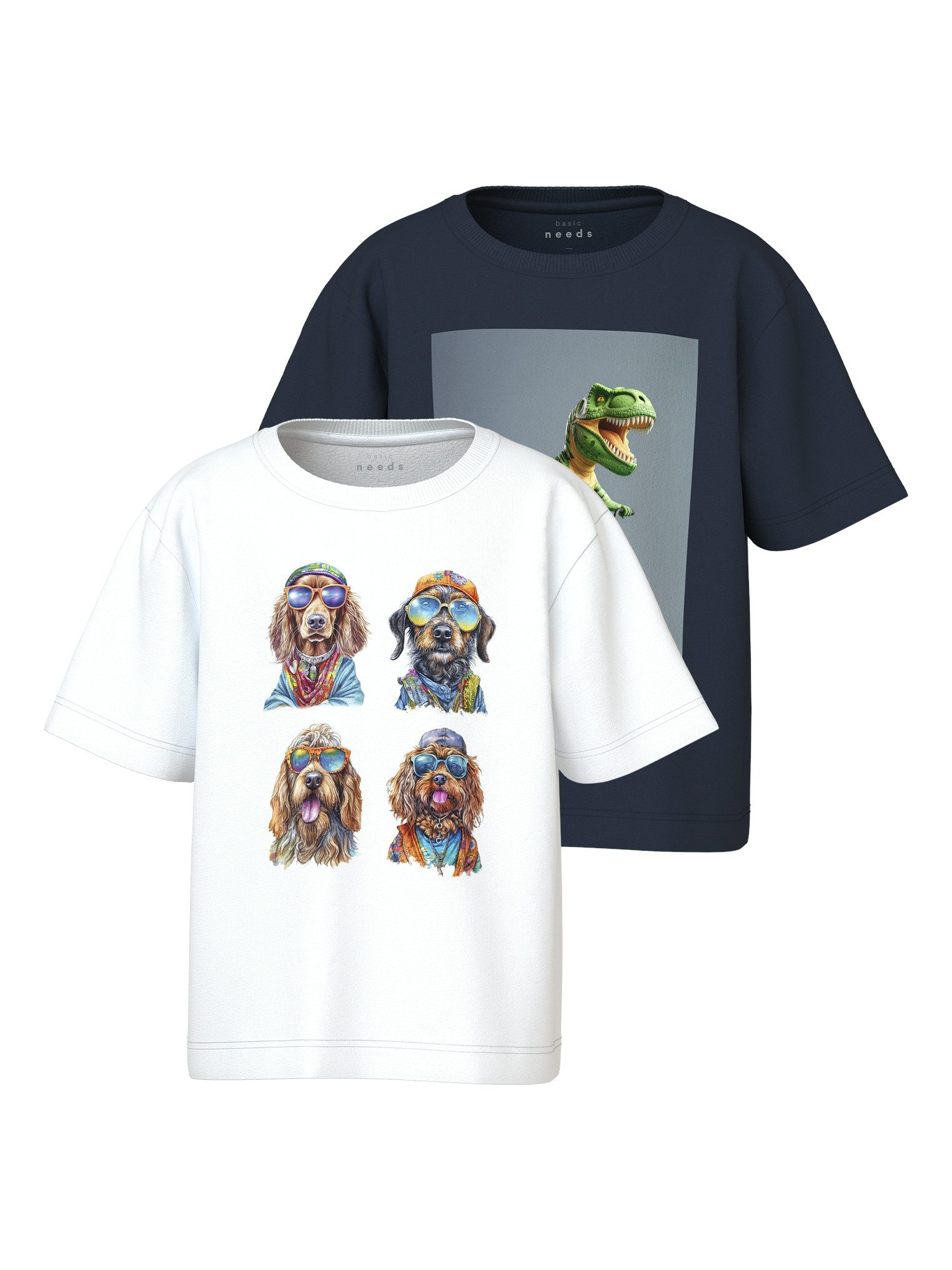 Name It T-shirt NMMVOTO 2P SS NREG TOP (set, 2-delig)