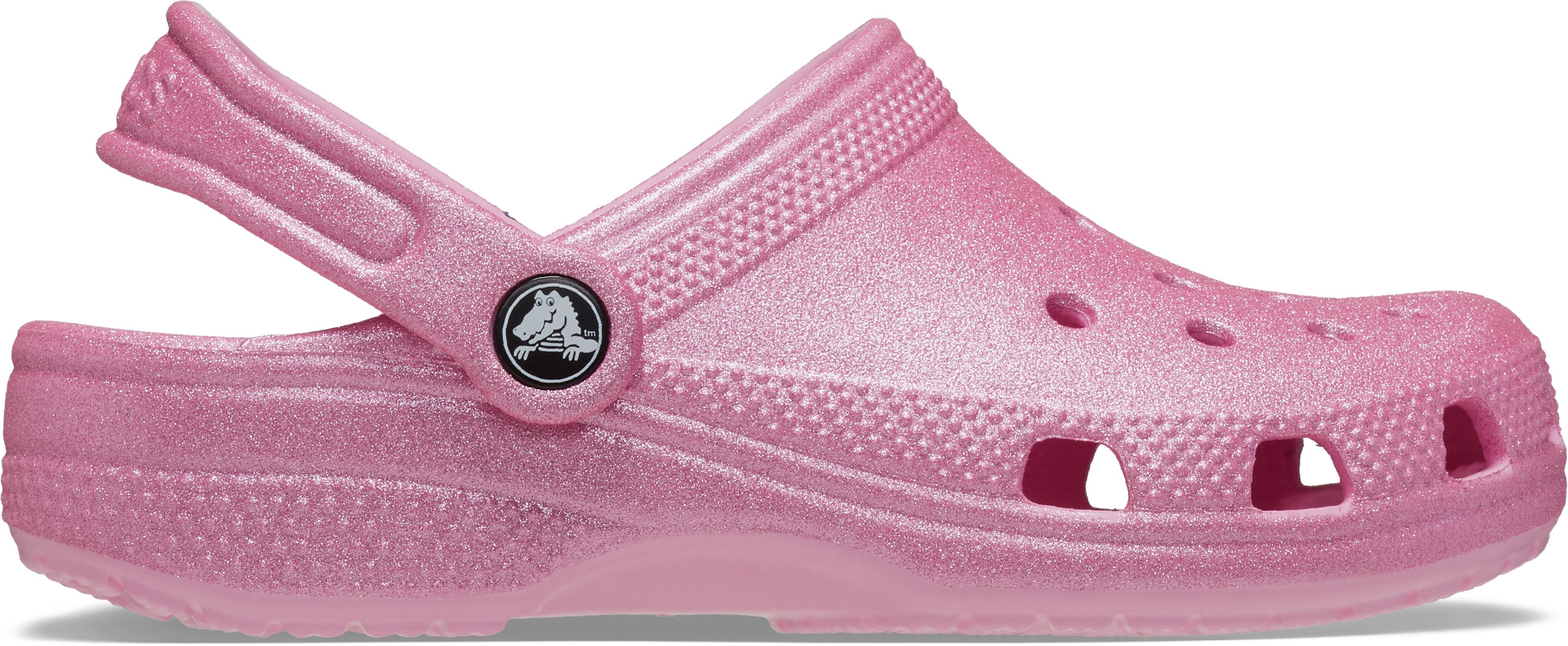Crocs Clogs Classic Clog Glinsterende schoen, babyschoen, zomerschoen met allover glans