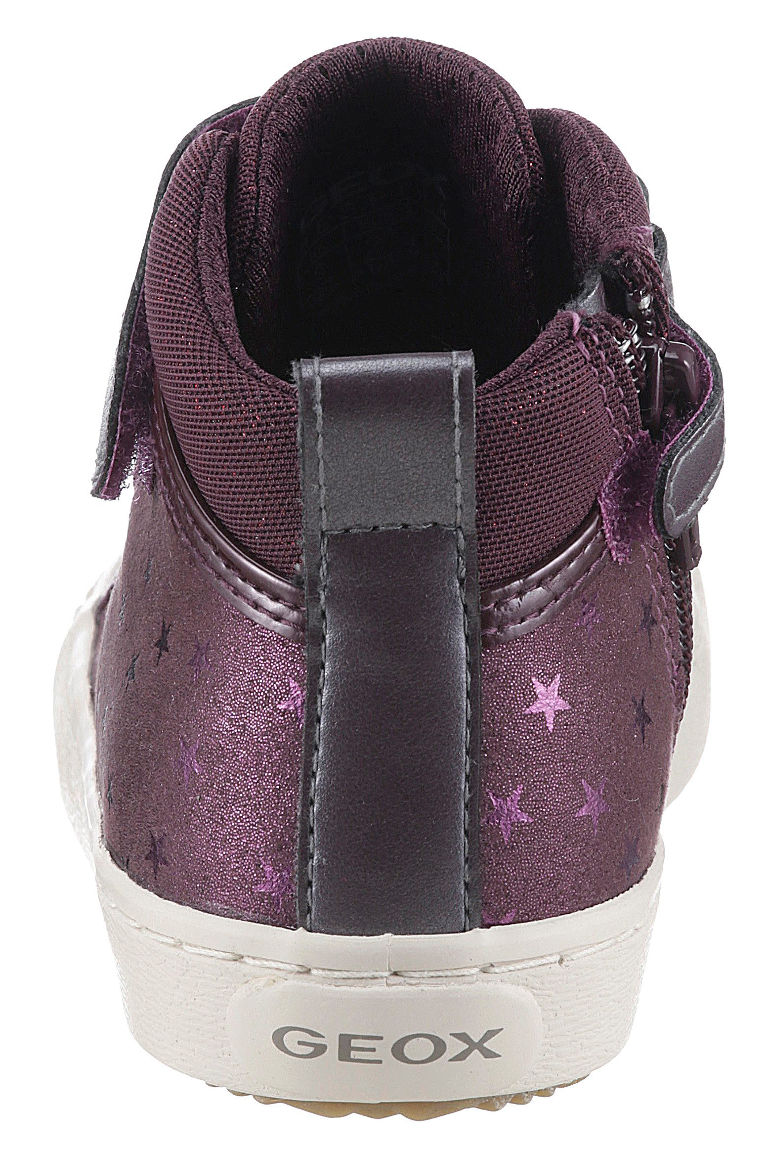 Geox Sneakers J KALISPERA GIRL I High top sneaker, veterschoenen, vrijetijdsschoen met elastische band