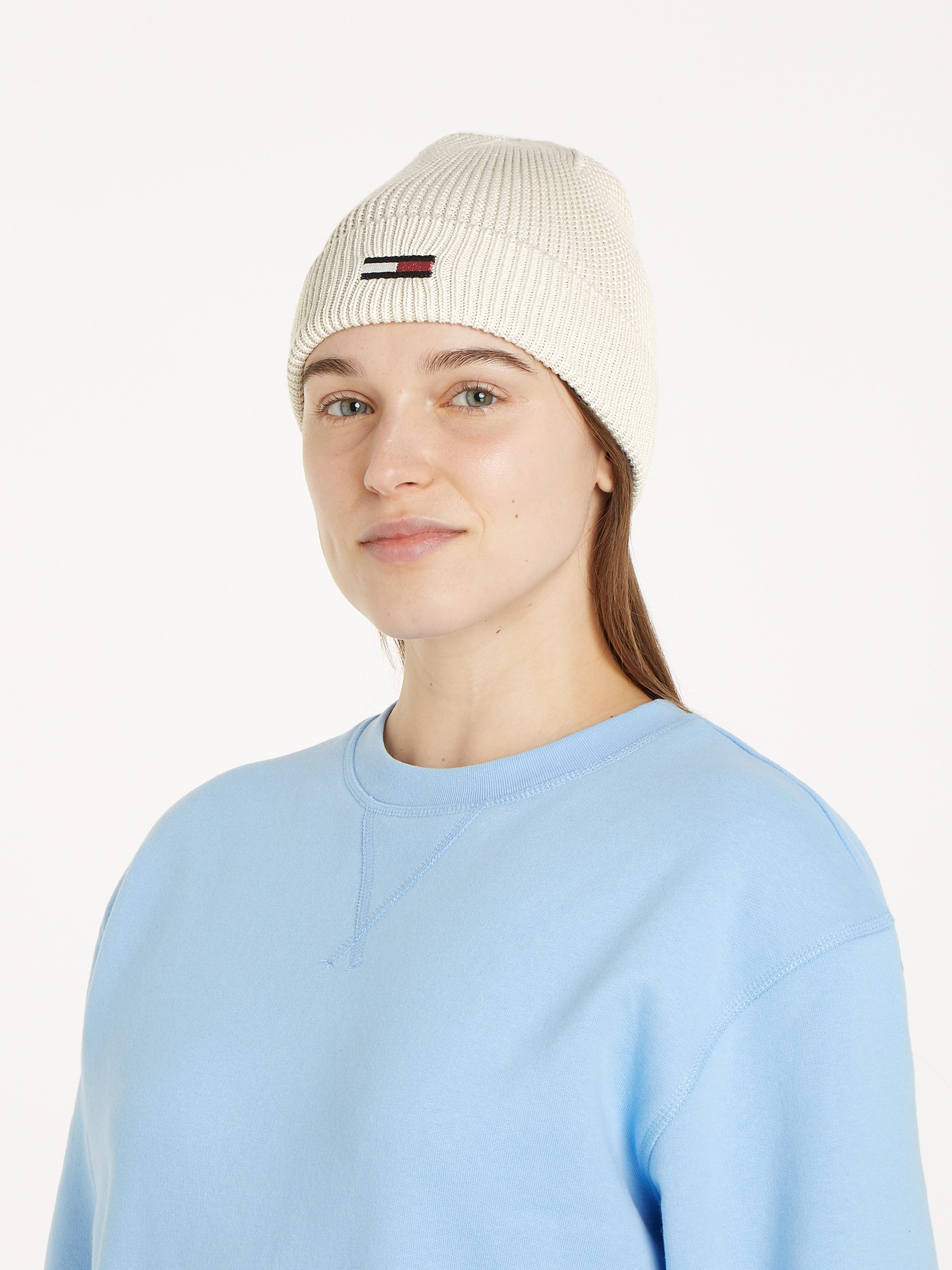 TOMMY JEANS Beanie TJW ELONGATED FLAG BEANIE