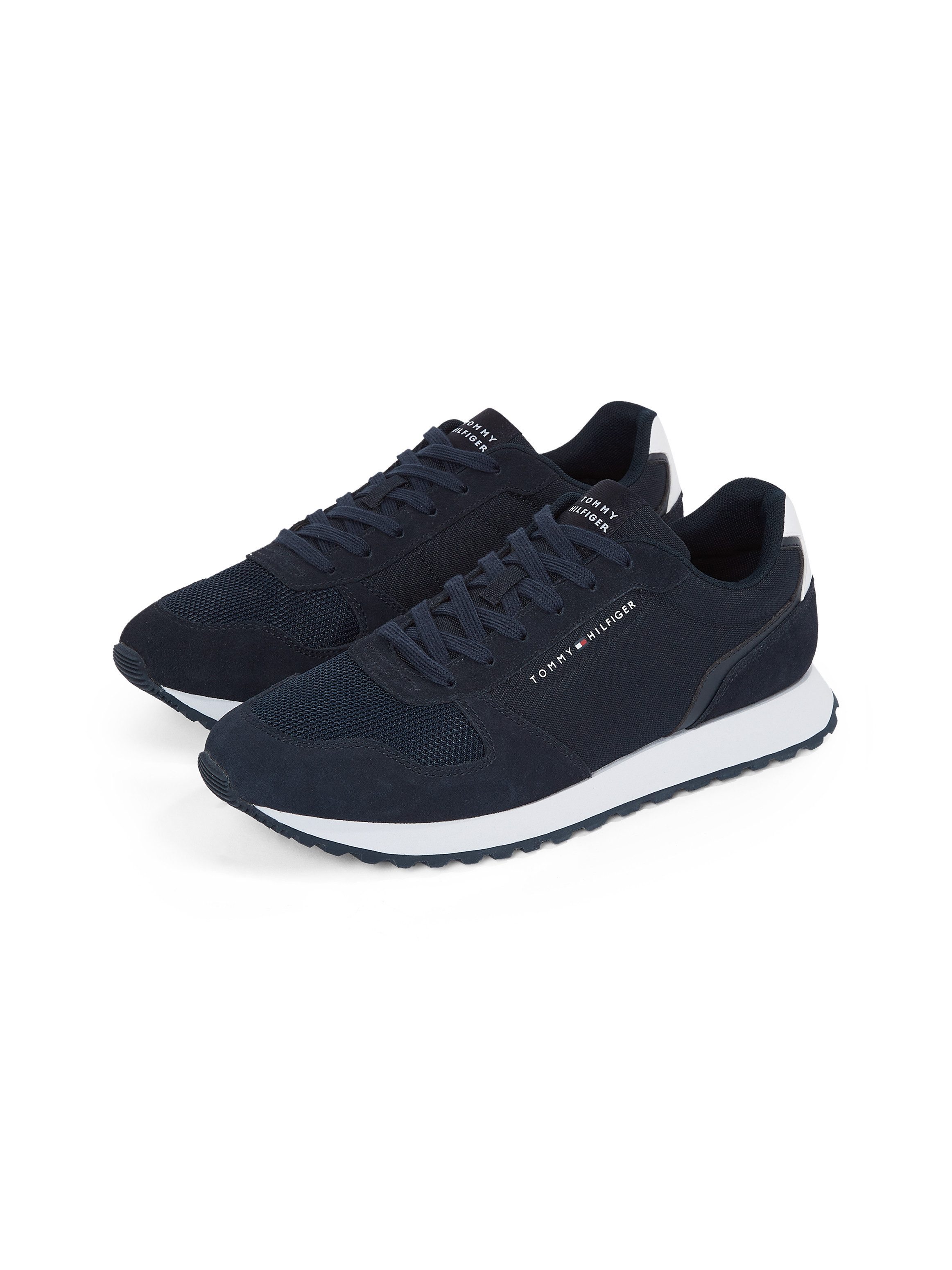 Tommy Hilfiger Sneakers NEW RUNNER EVA MIX FLAG , vrijetijdsschoen, halfschoen, veterschoen met gepolsterde schacht
