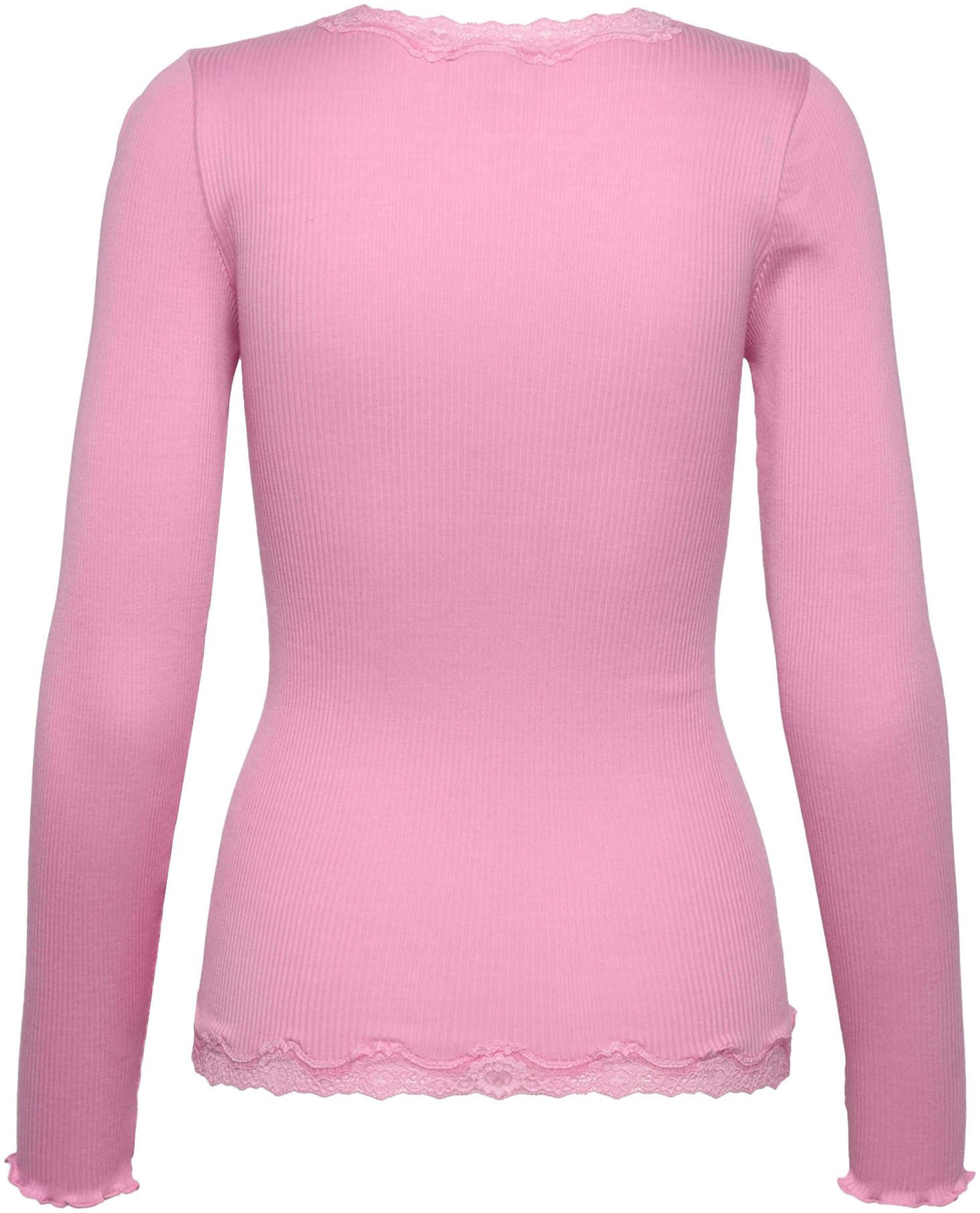 rosemunde Vest Babette Silk Cardigan prachtige vintage kantafwerking, waardevolle parelmoer knoopsluiting