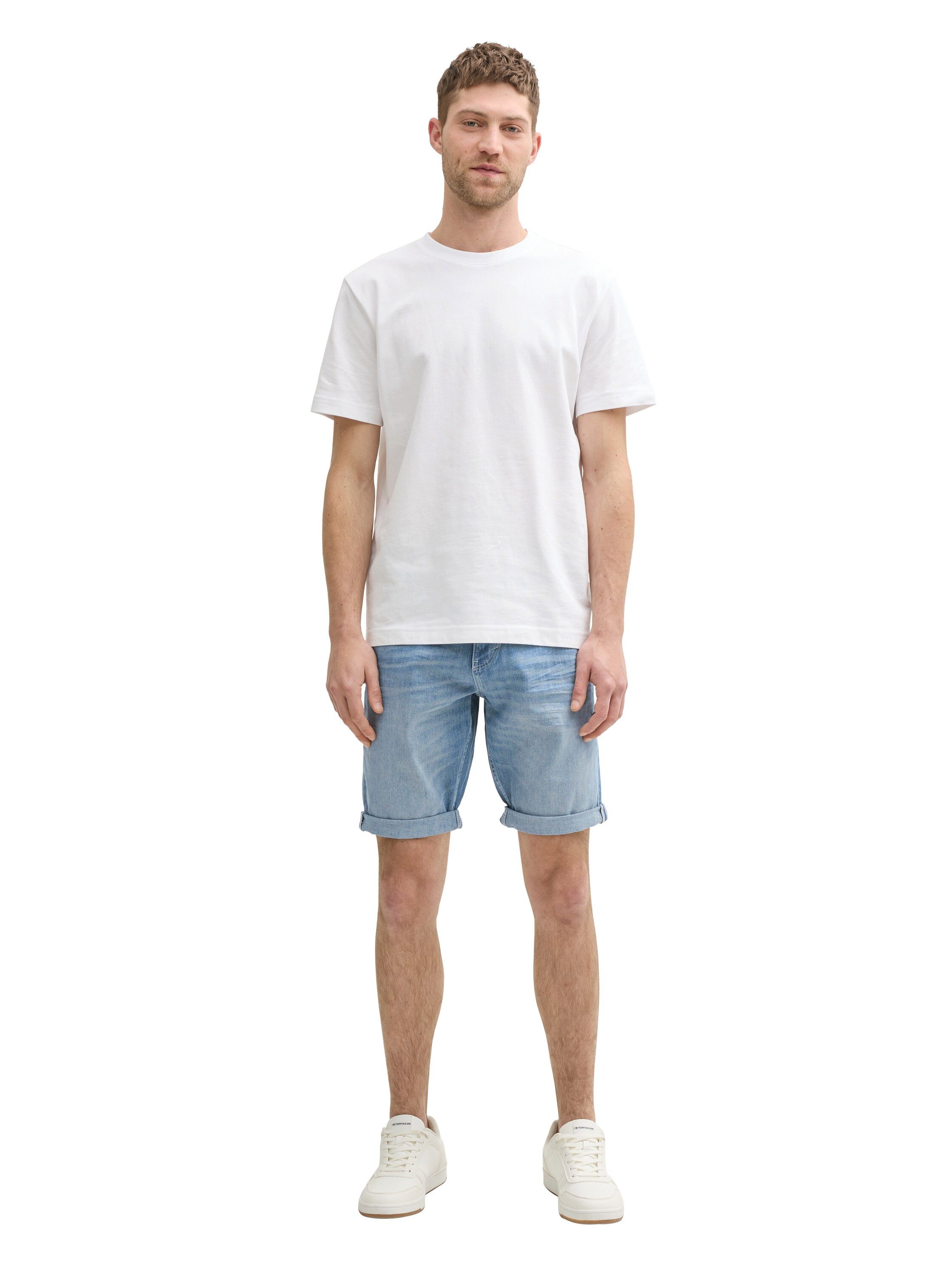 Tom Tailor Jeansshort Josh in five-pocketsstijl