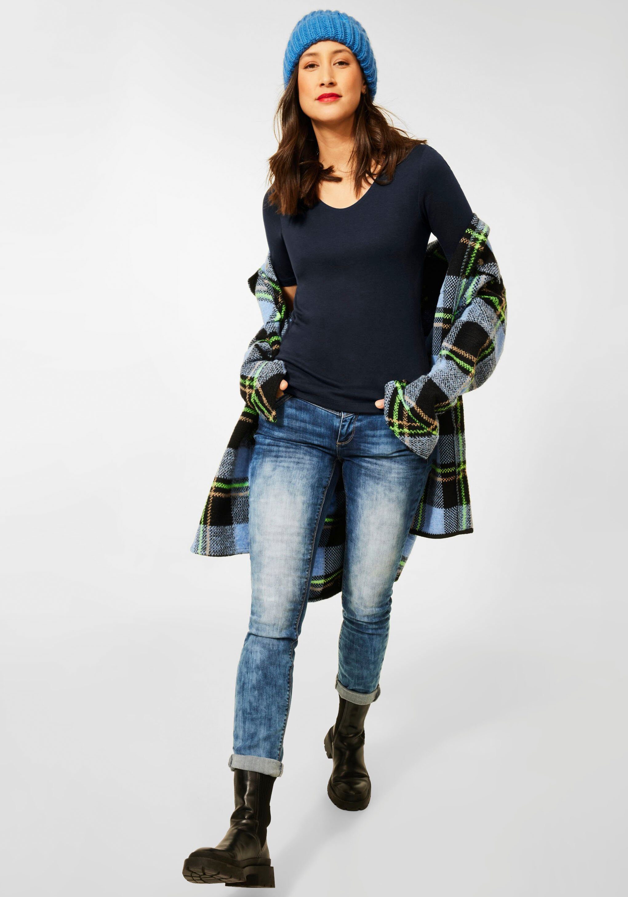 STREET ONE T-shirt Style Palmira in basic stijl