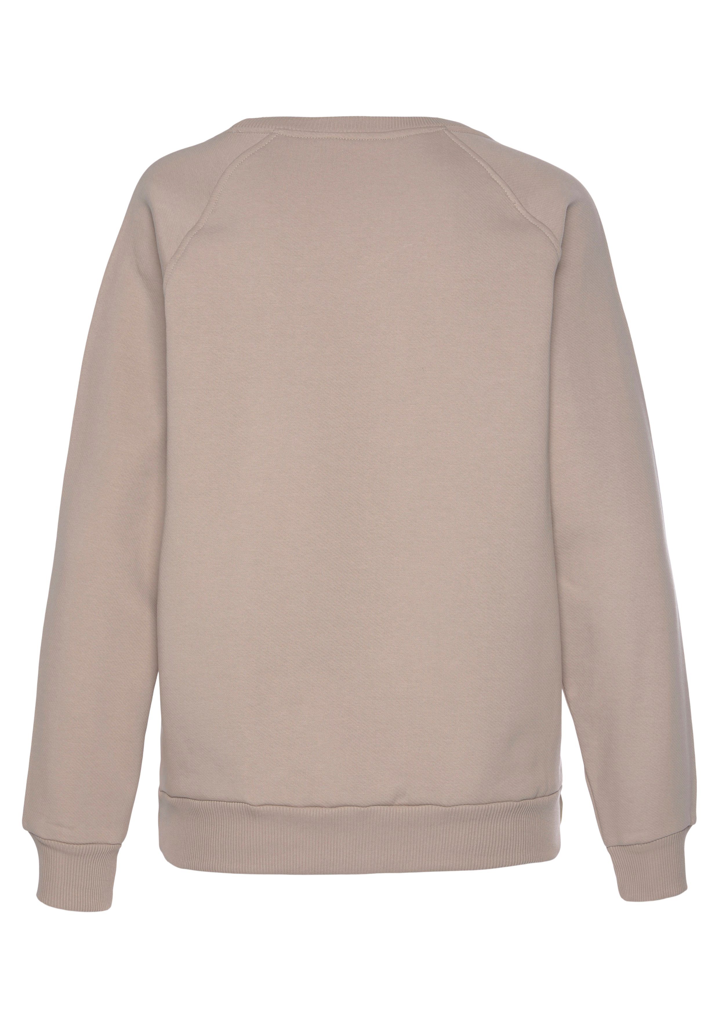 Lascana Sweatshirt Loungeshirt van biologische katoen, loungewear