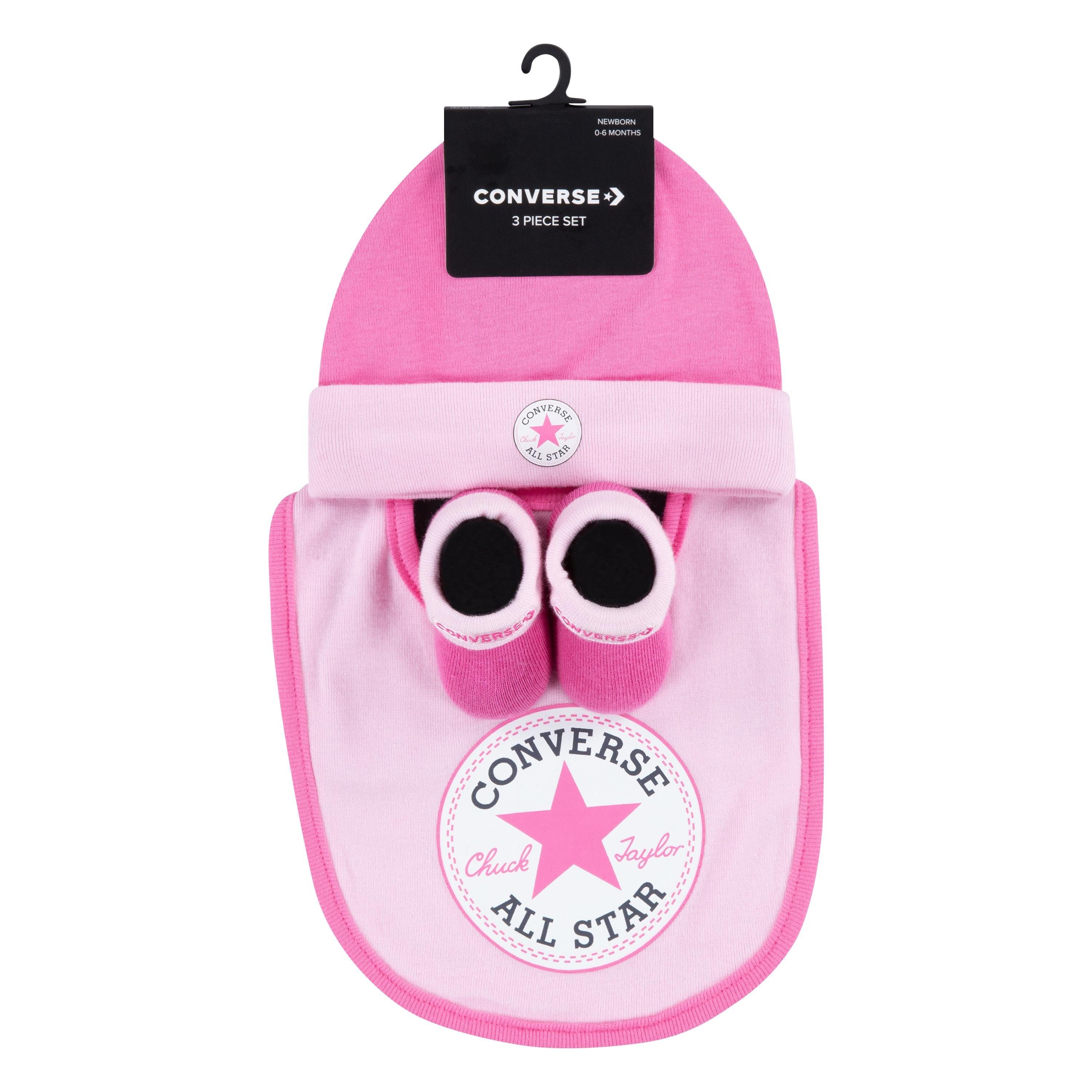 Converse Newborn-cadeauset CHUCK INFANT HAT BIB BOOTIE SET 3PC (3-delig)