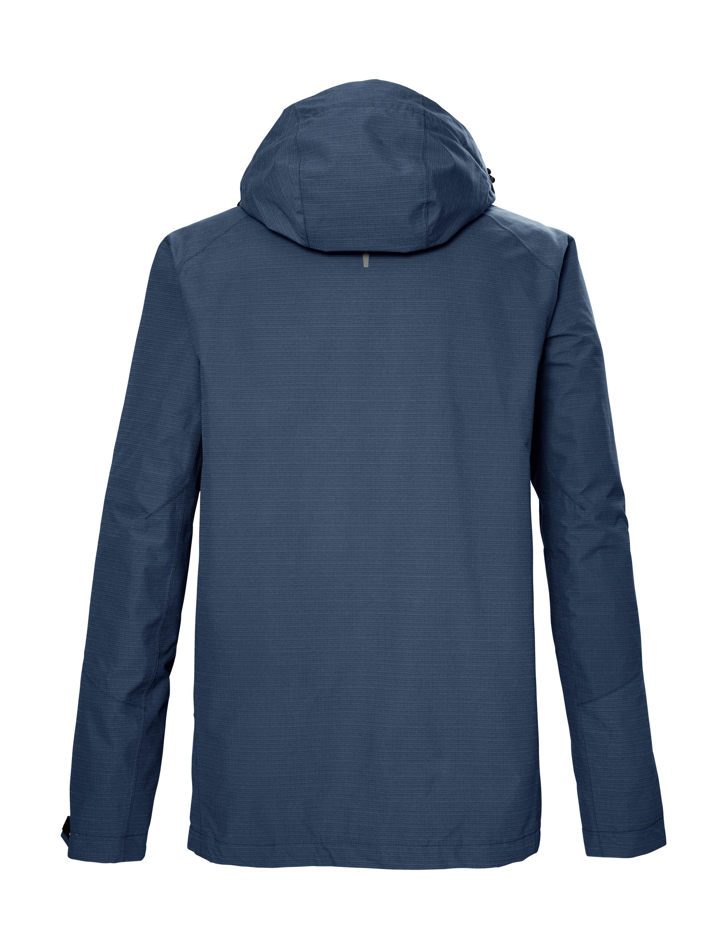 Killtec Outdoorjack KOS 256 MN JCKT_CARLEB Water- en winddichte herenjas, ademend, afneembare capuchon