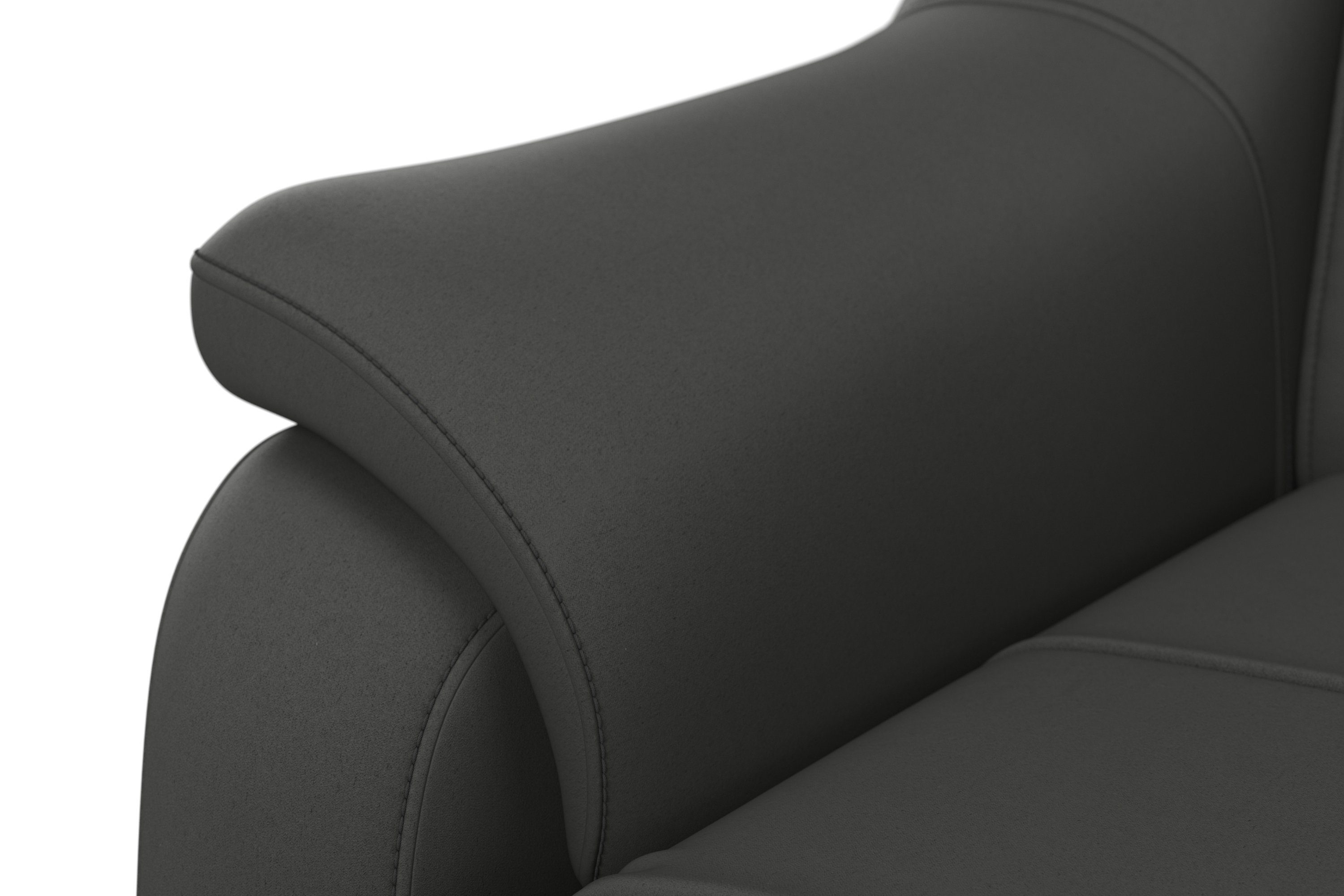 sit&more Hoekbank Freetown L-vorm met verstelbare hoofdsteun en comfortabele binnenvering