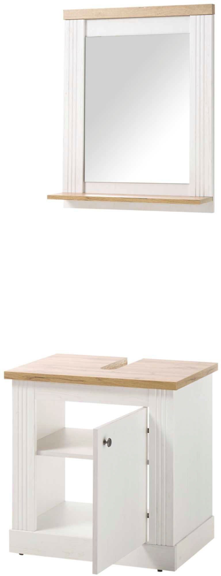Home affaire Badkamerserie WESTMINSTER, badkamer in landhuisstijl, 2-delig badkamer (2-delig)