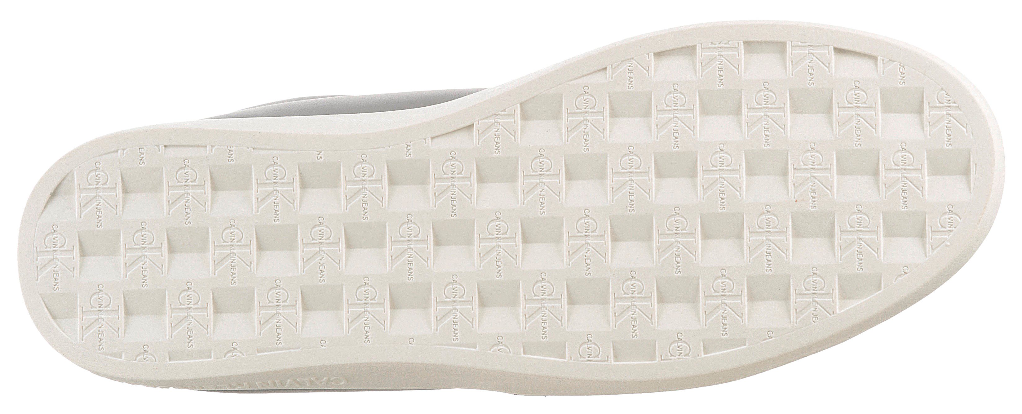 Calvin Klein Sneakers CLASSIC CUPLOW LACEUP LTH FAD basket sneakers, veterschoen, vrijetijdsschoen met zachte schaprand