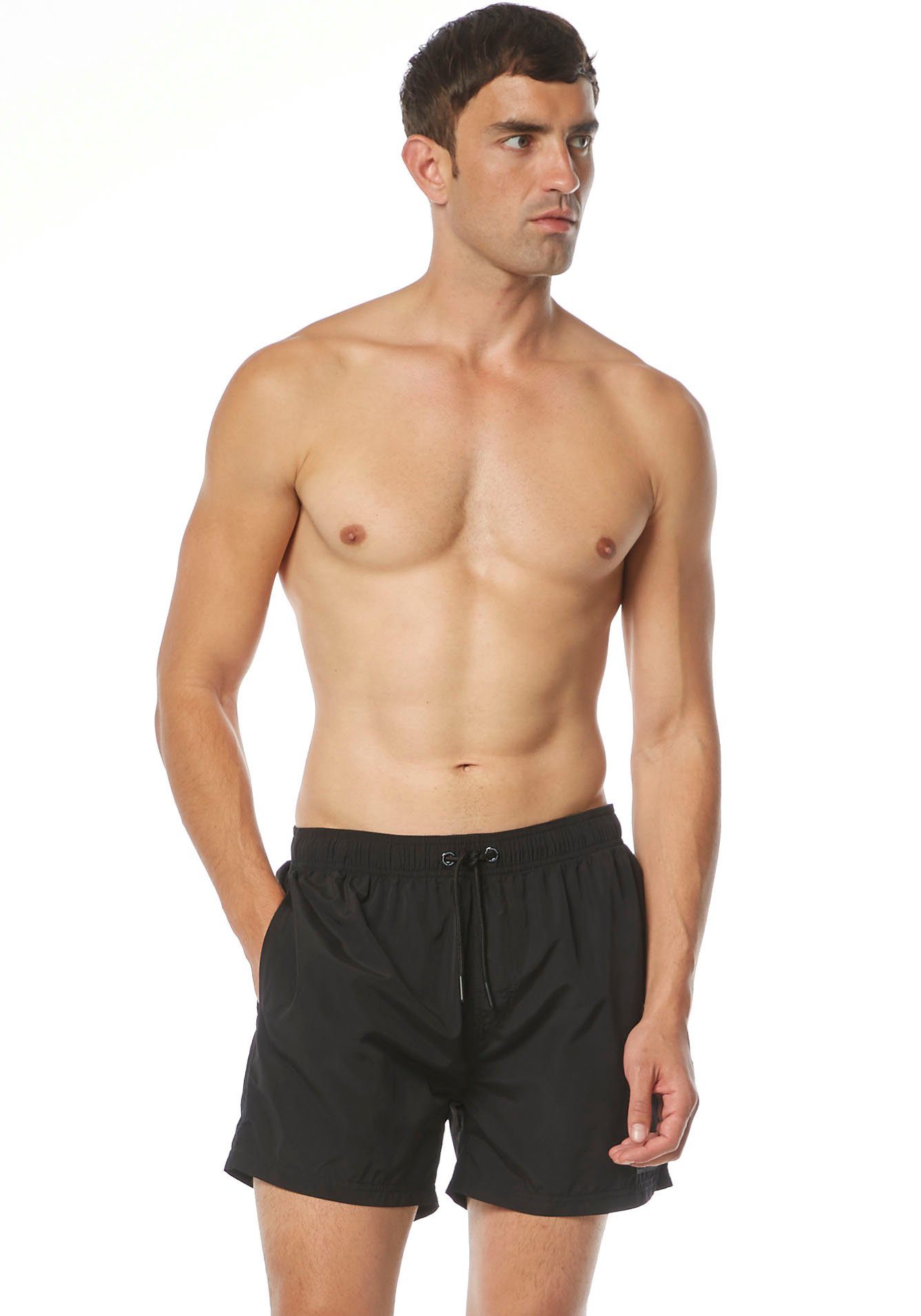 Bruno Banani Zwemshort Boxer Wave Line 2.0 Swim met tunnel-elastische tailleband