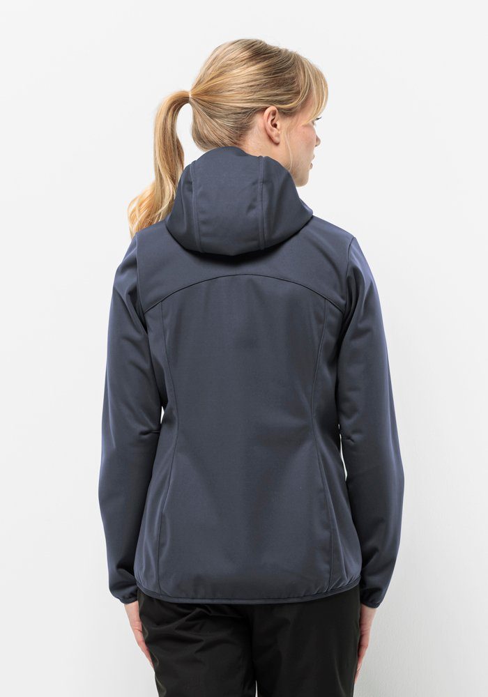 Jack Wolfskin Softshell-jack WINDHAIN HOODY W