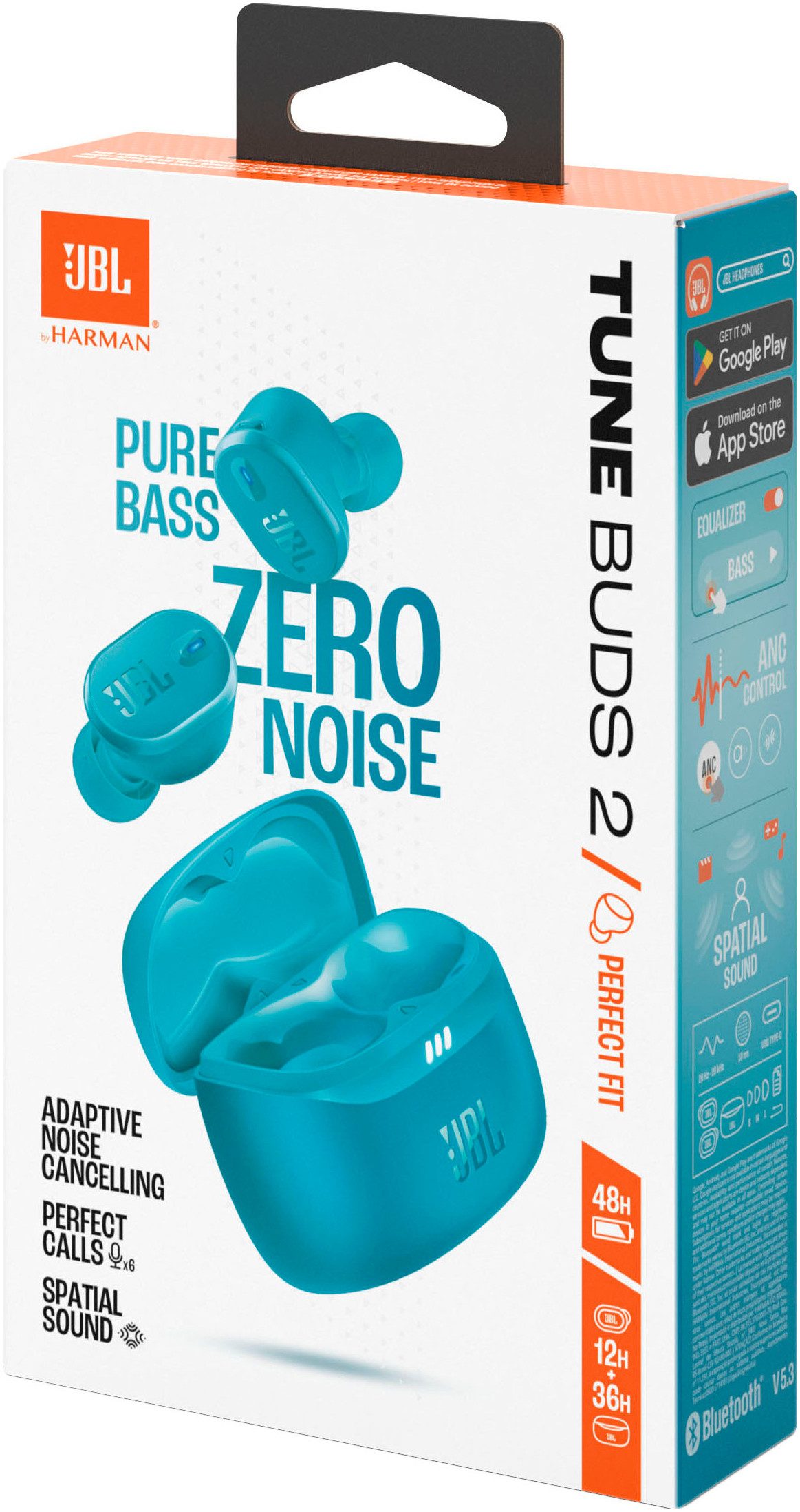 JBL Draadloze in-ear hoofdtelefoon TUNE BUDS 2