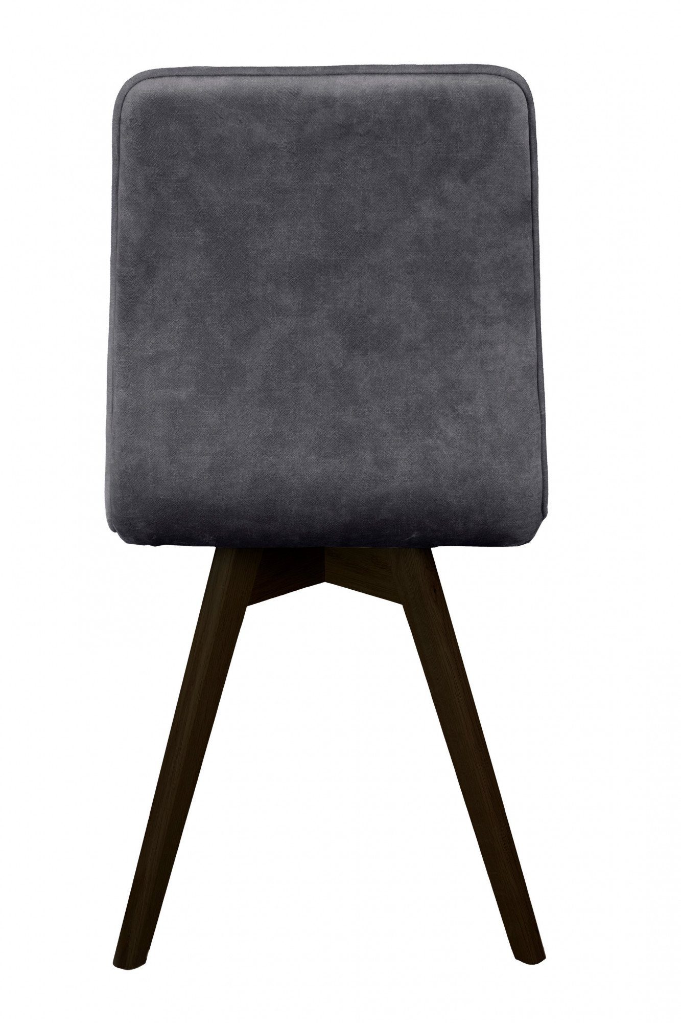andas Eetkamerstoel Rania Massief houten frame, met bies (set, 2 stuks)