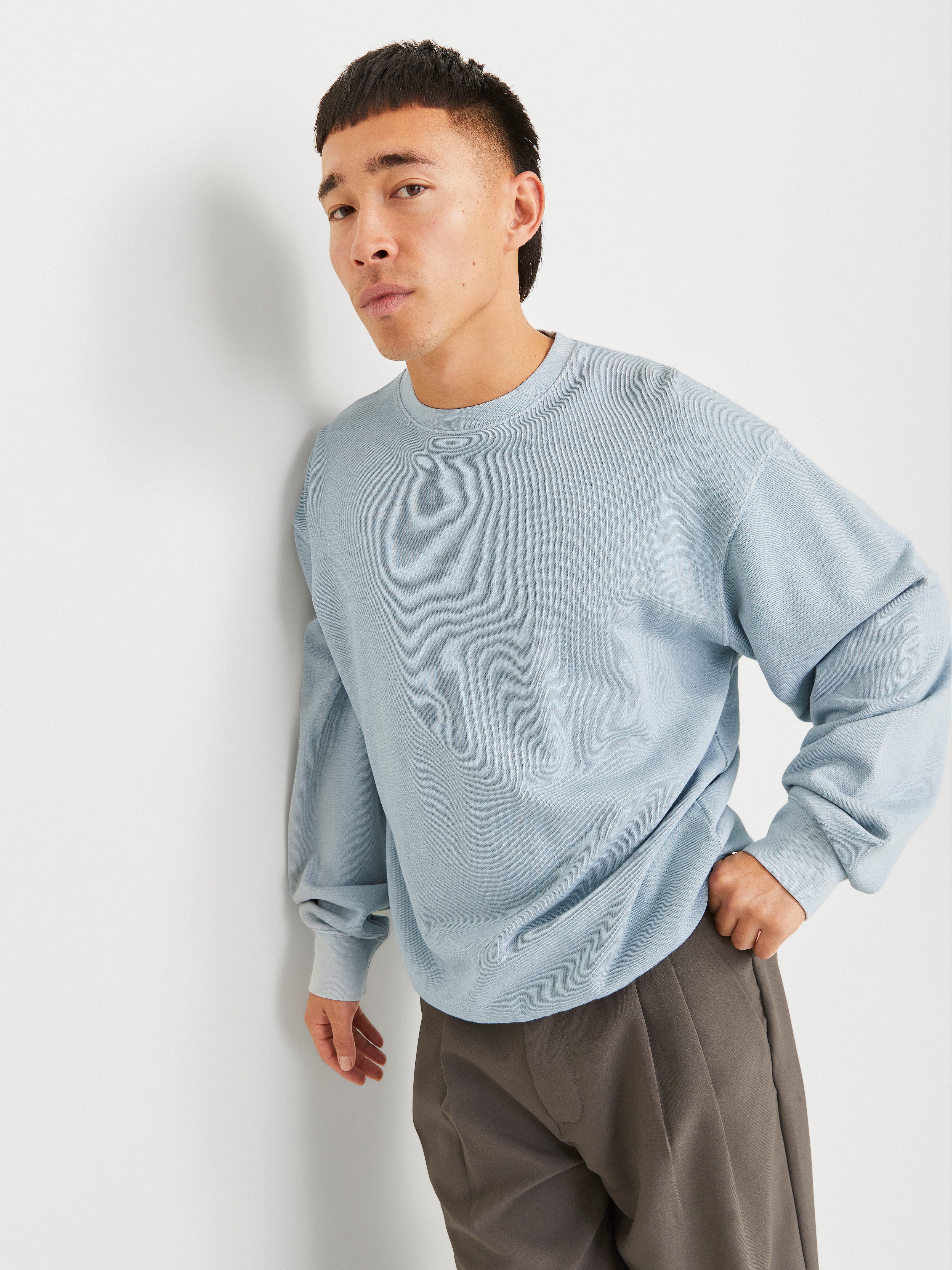 Jack & Jones Sweatshirt JJECHARGE FADED SWEAT CREW NECK NOOS