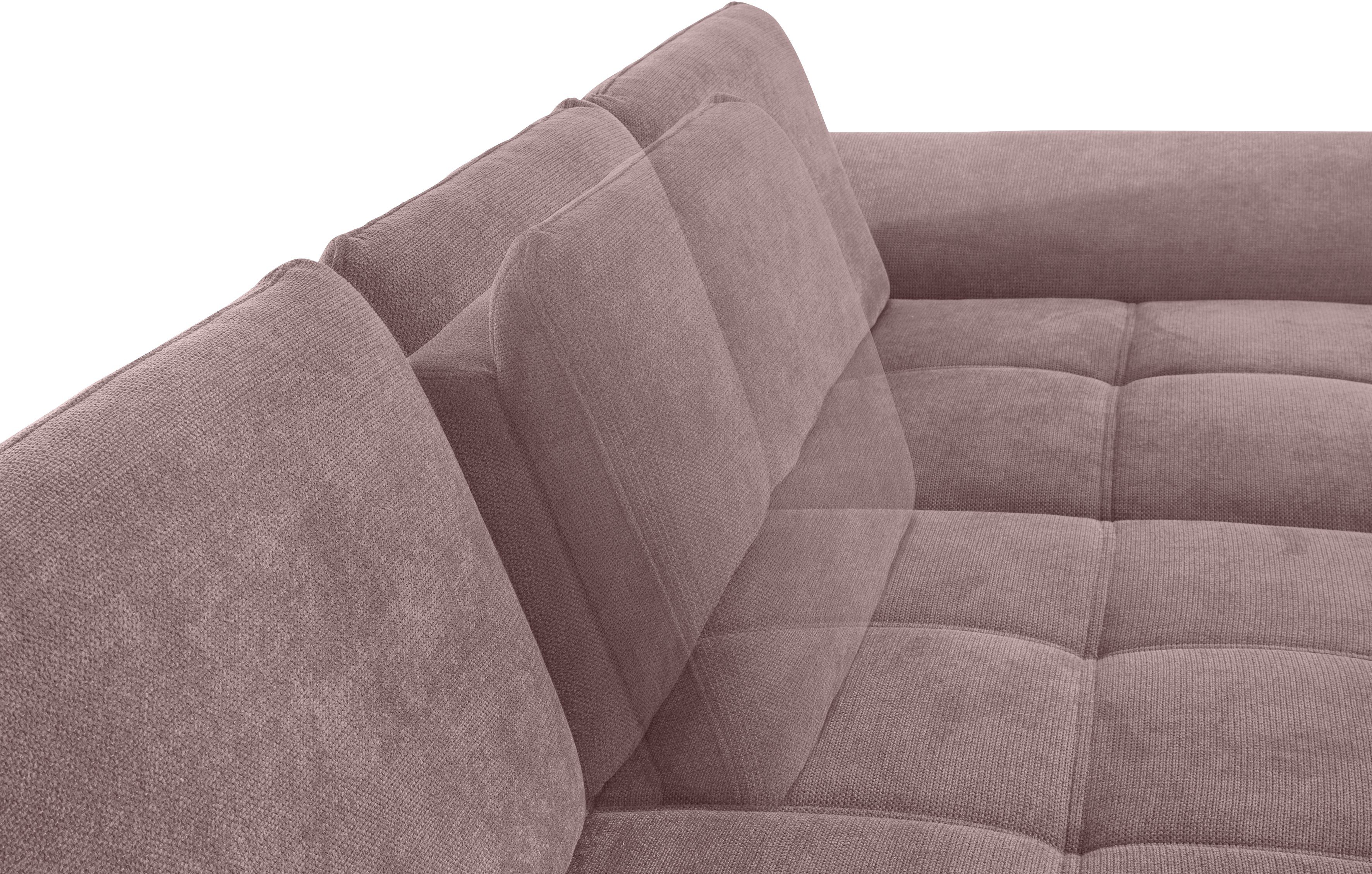 Places of Style Hoekbank Costello L-vorm, met zitdiepteverstelling, armleuningverstelling en