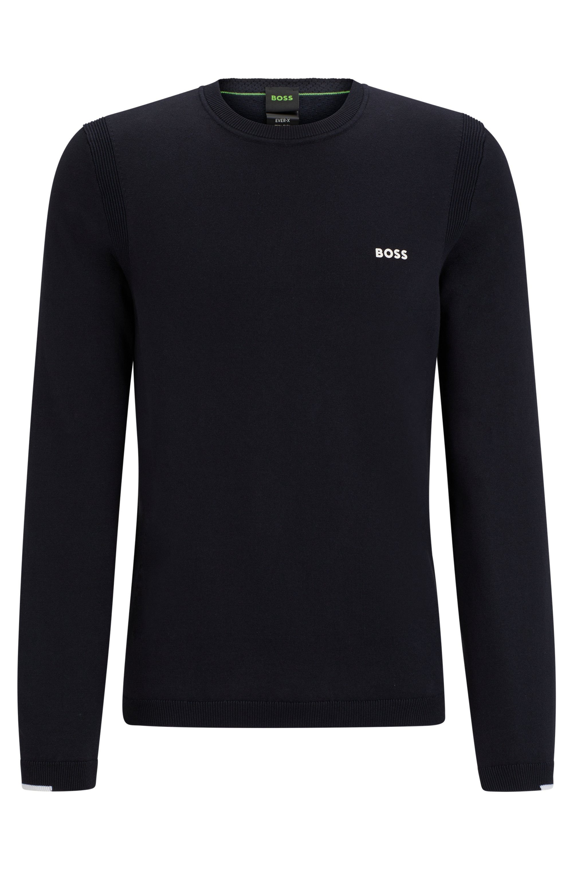 BOSS GREEN Trui met ronde hals met een ronde hals